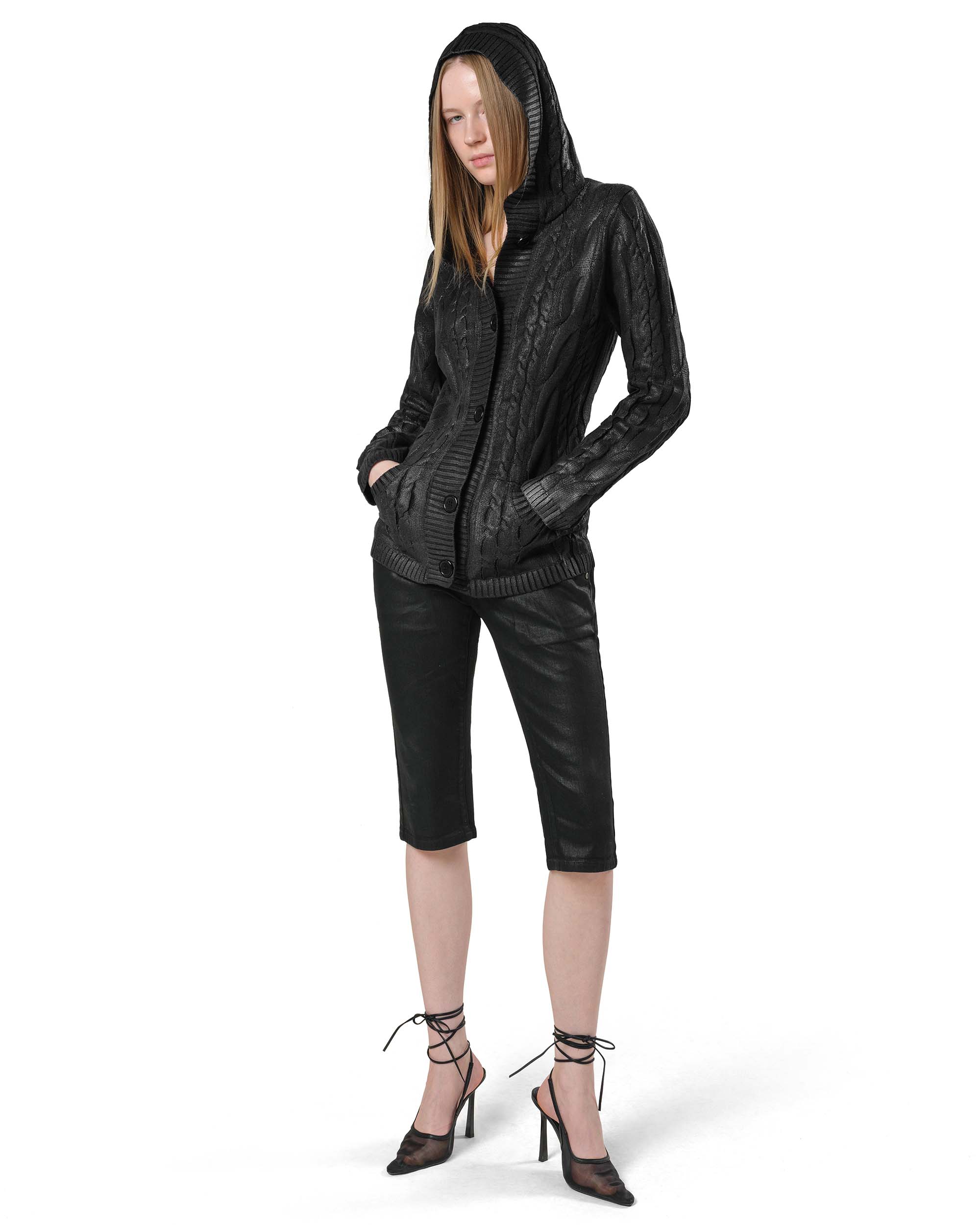 Coated Aran Knit - Image 6