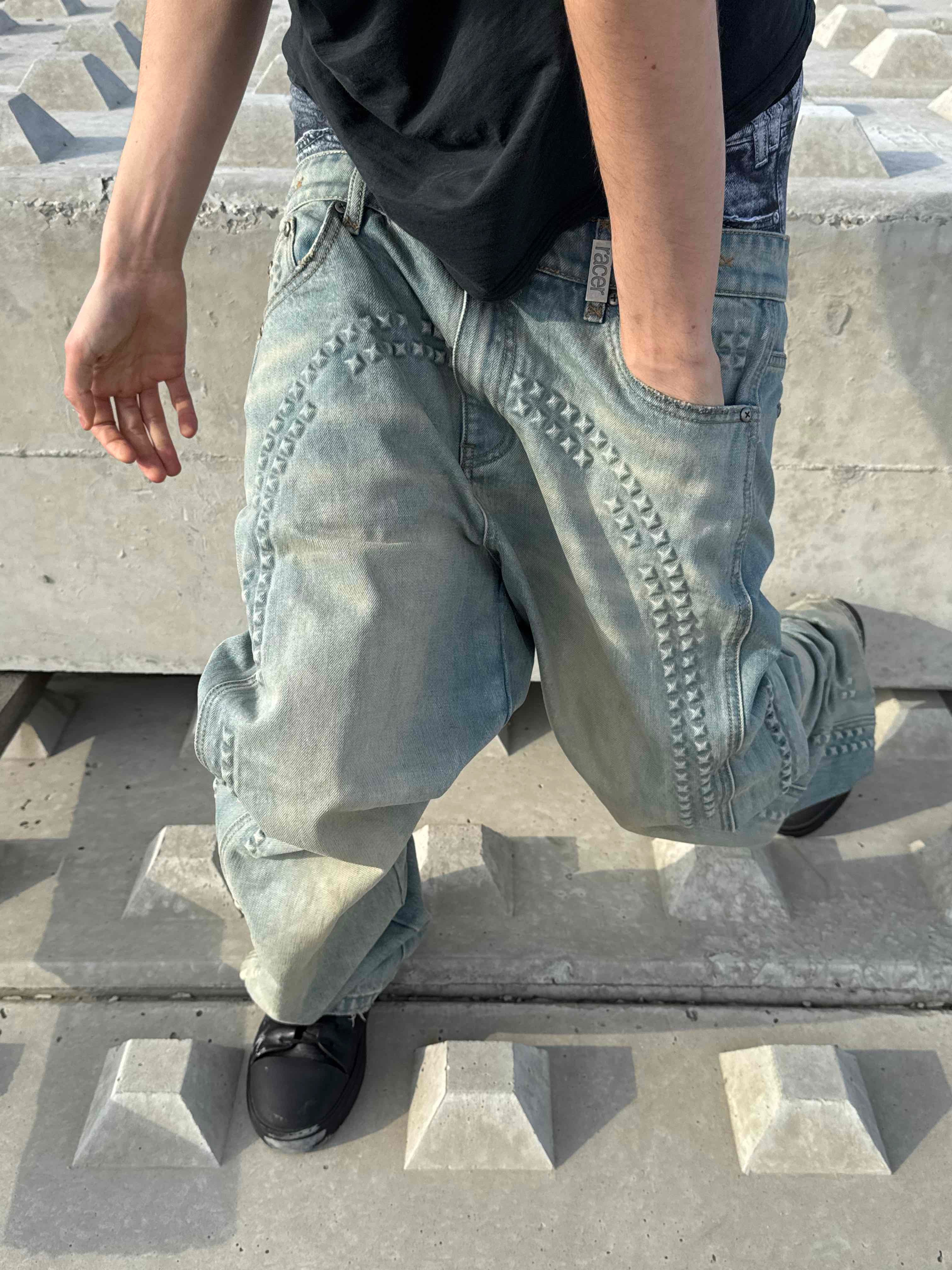 Pyramid Embossed Denim - Image 10