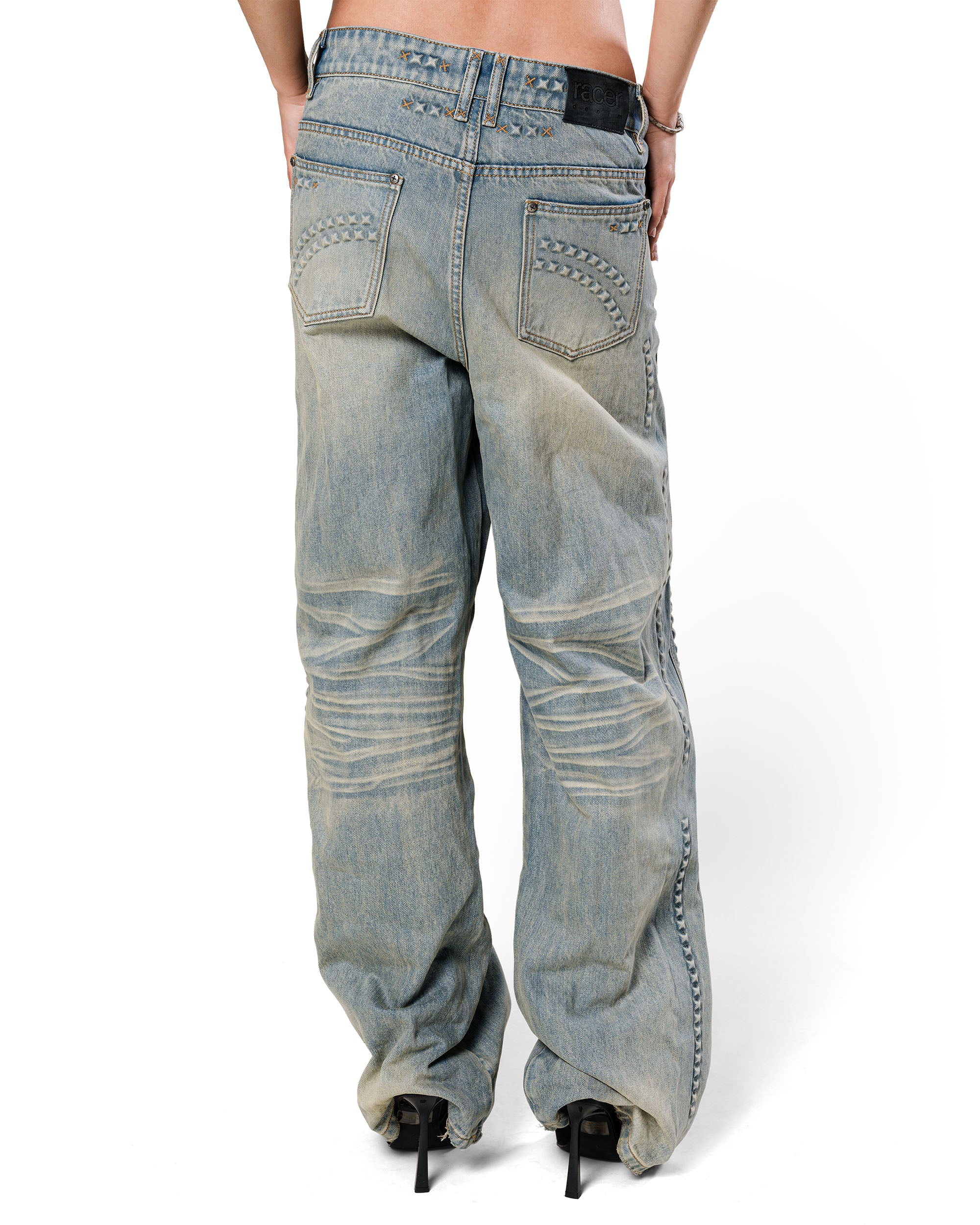 Pyramid Embossed Denim - Image 3