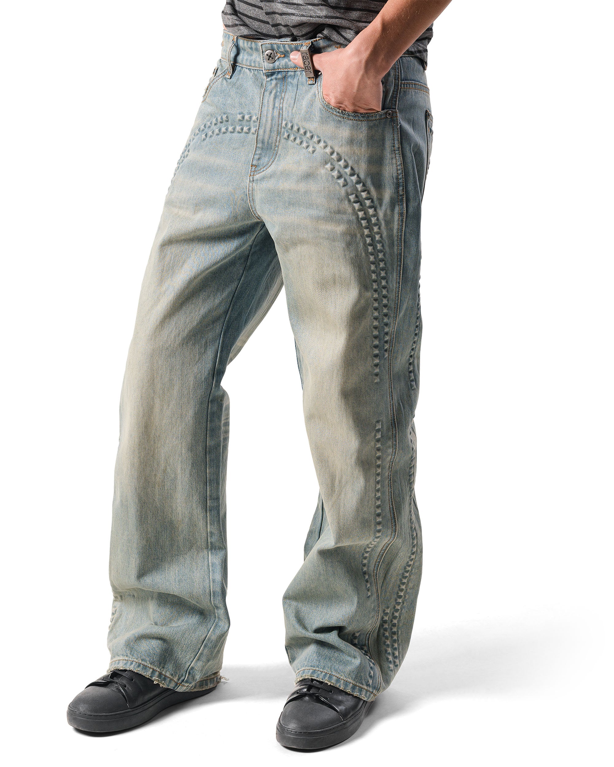 Pyramid Embossed Denim - Image 6