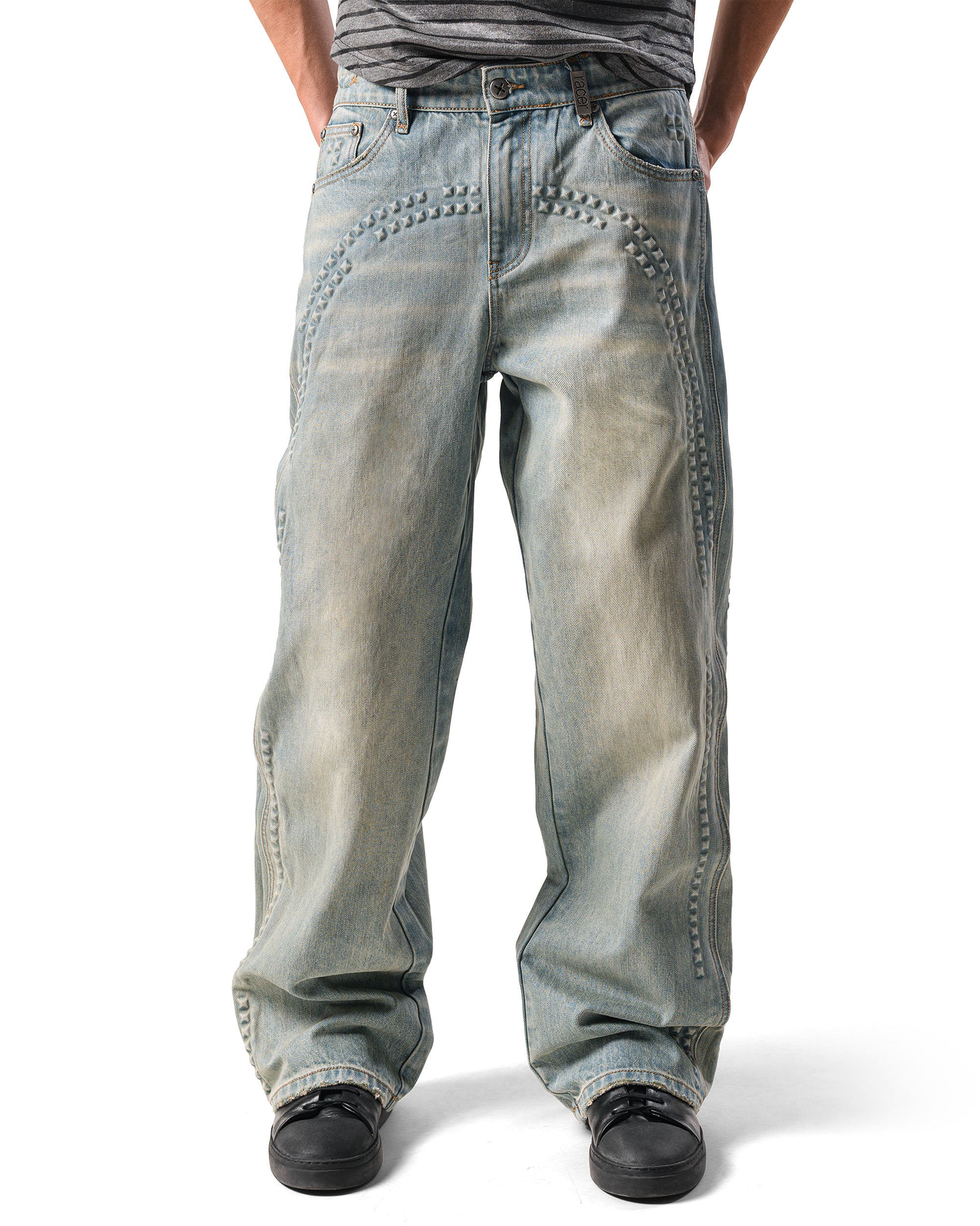Pyramid Embossed Denim - Image 7