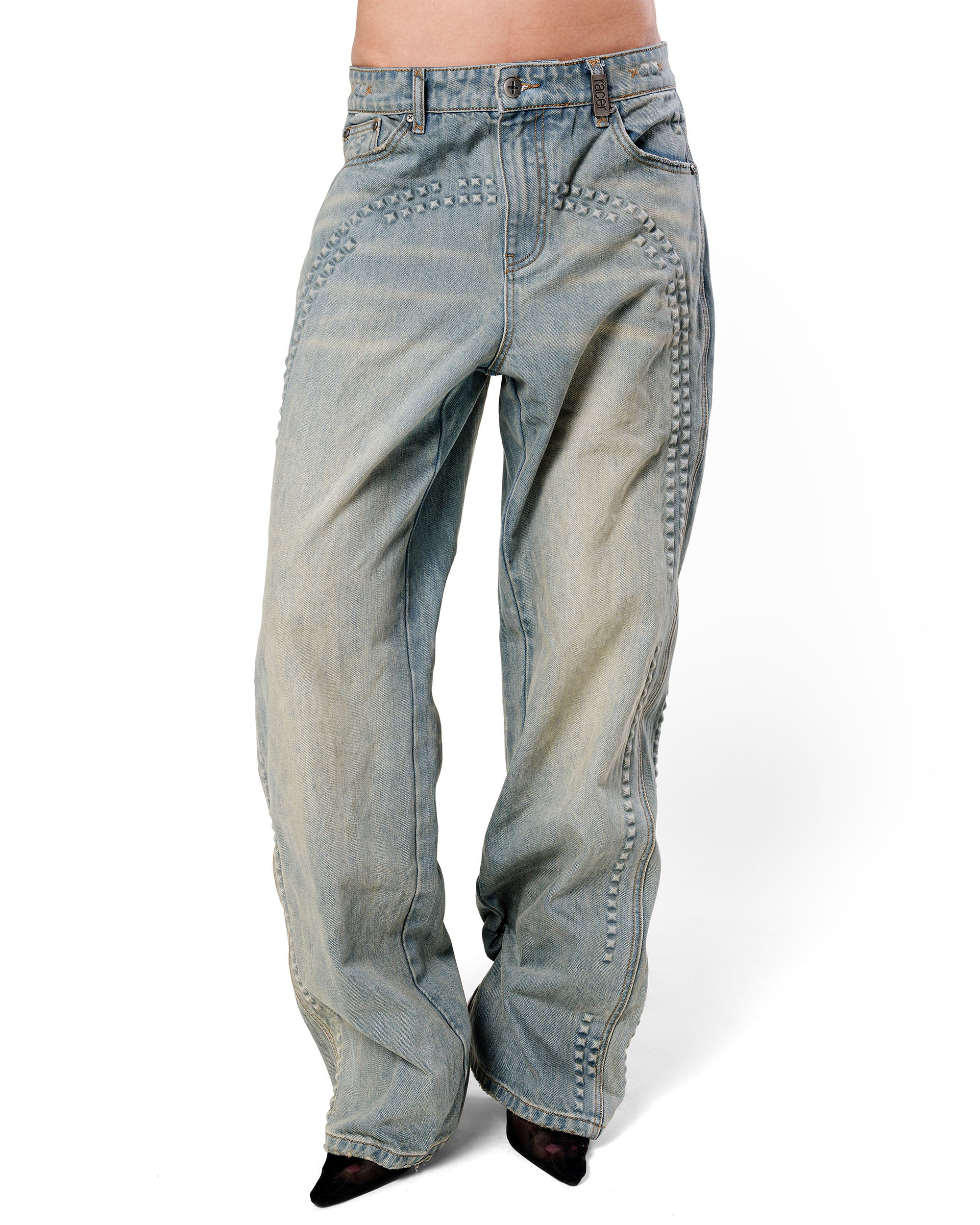 Pyramid Embossed Denim - Image 8