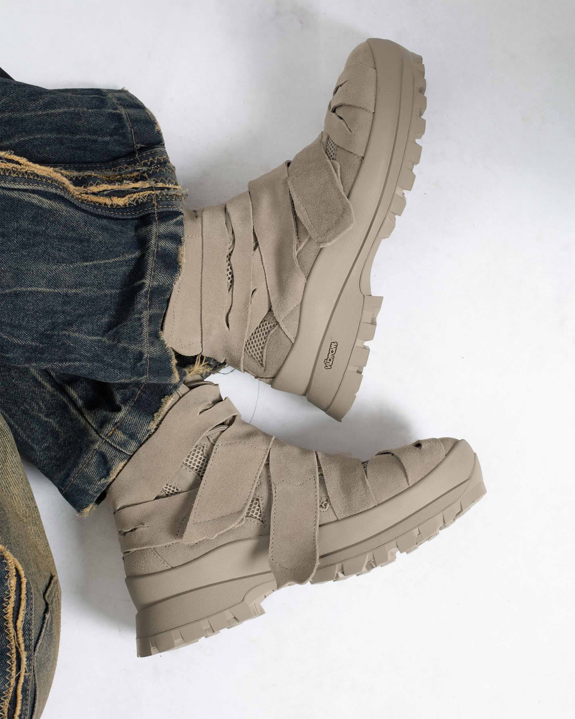 Beige Vibram® Desert Boots - Image 7