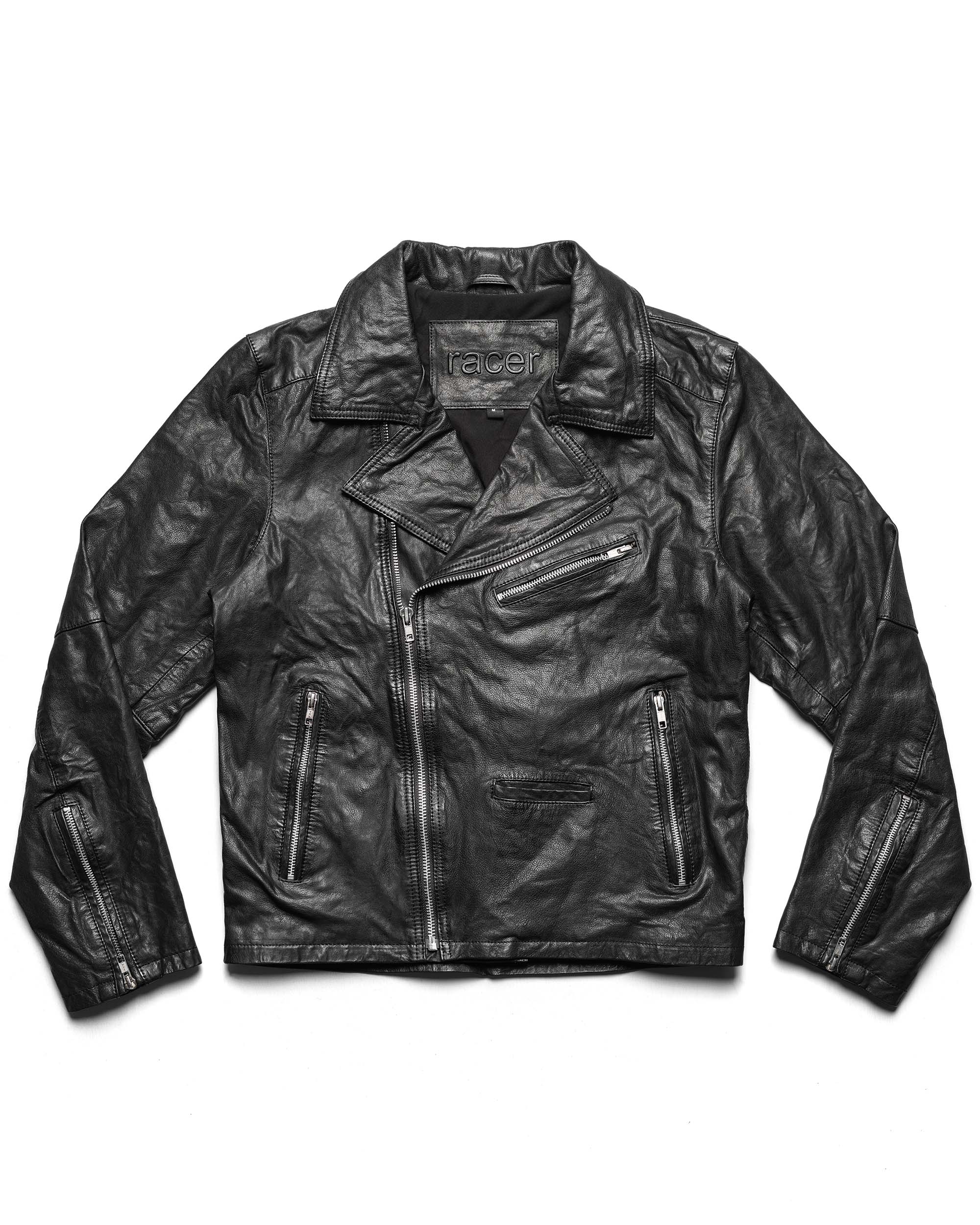 Biker Leather Jacket - Image 4