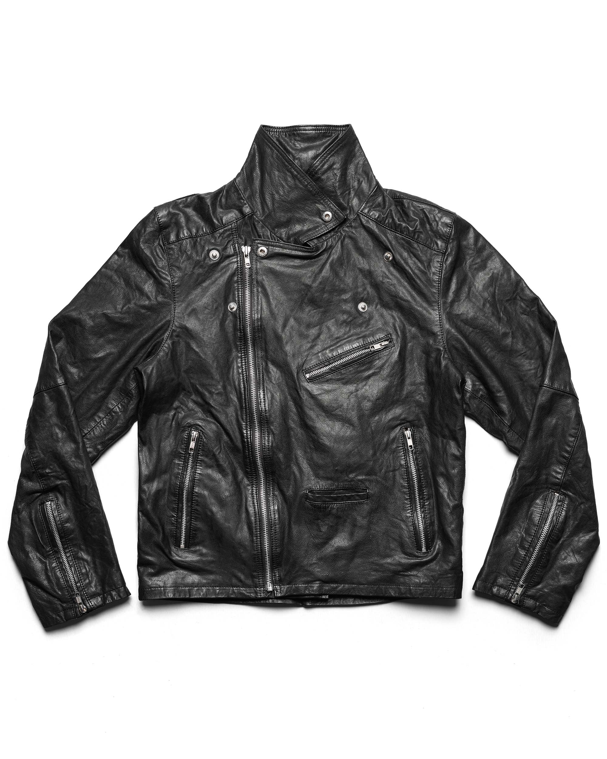 Biker Leather Jacket - Image 6