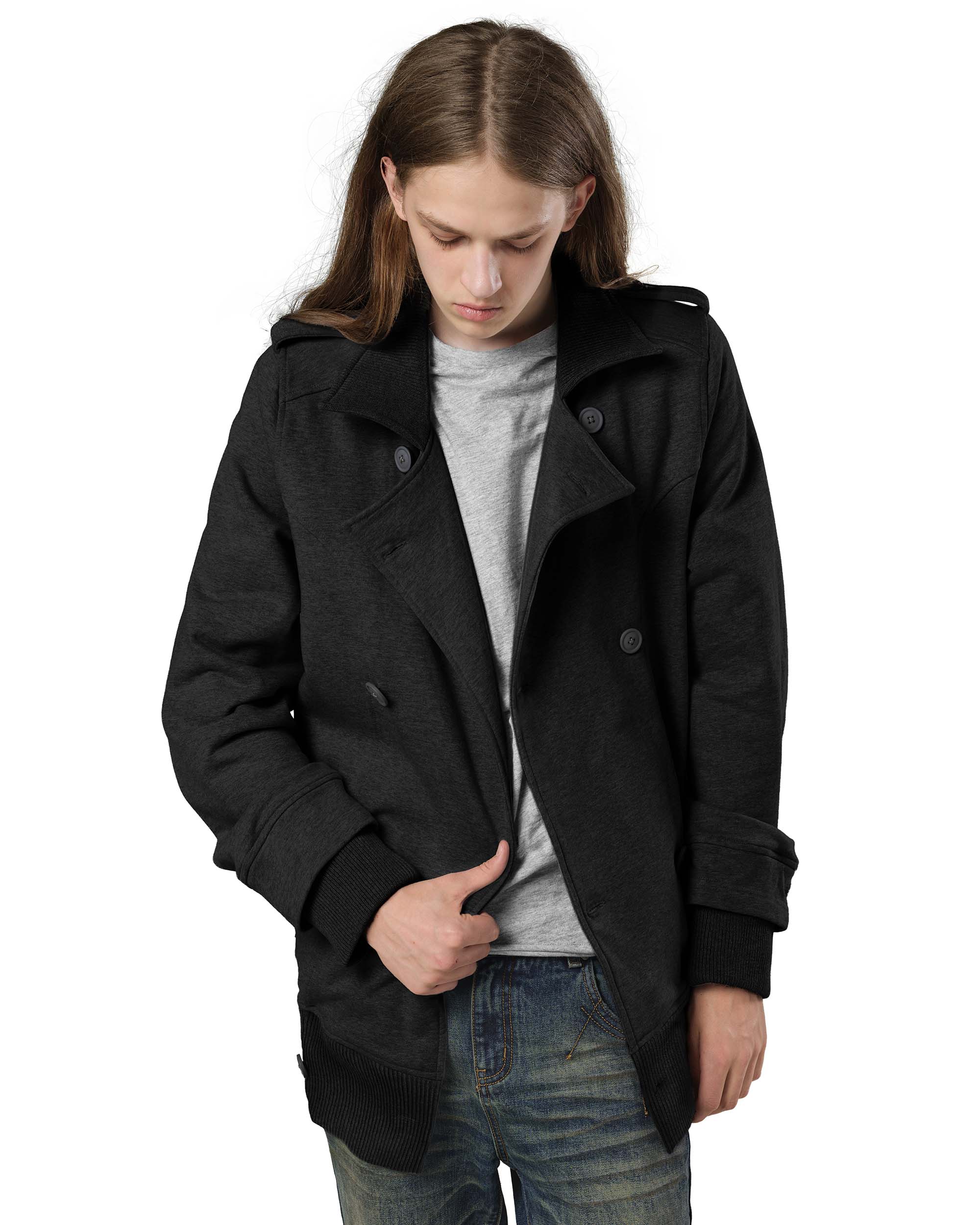 Black Jersey Jacket - Image 2