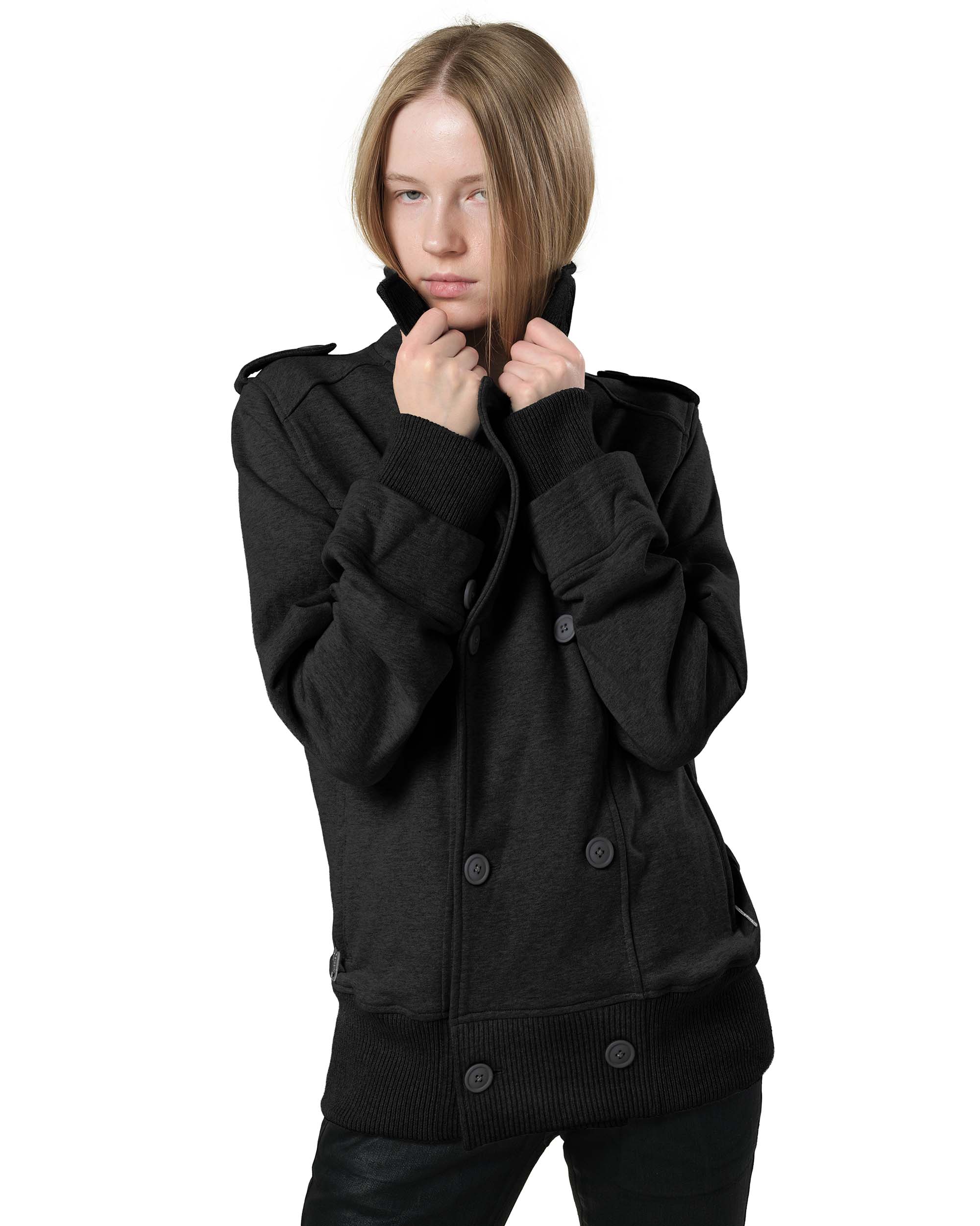 Black Jersey Jacket - Image 3