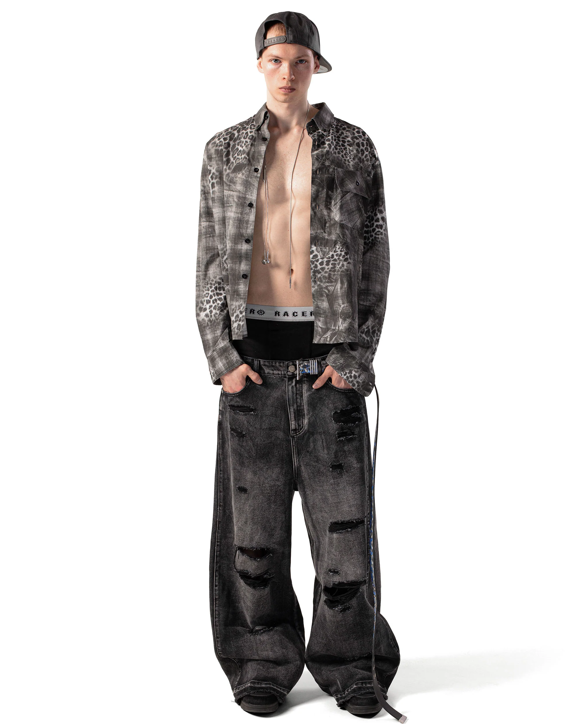 Black Camo Engraved Denim - Image 3