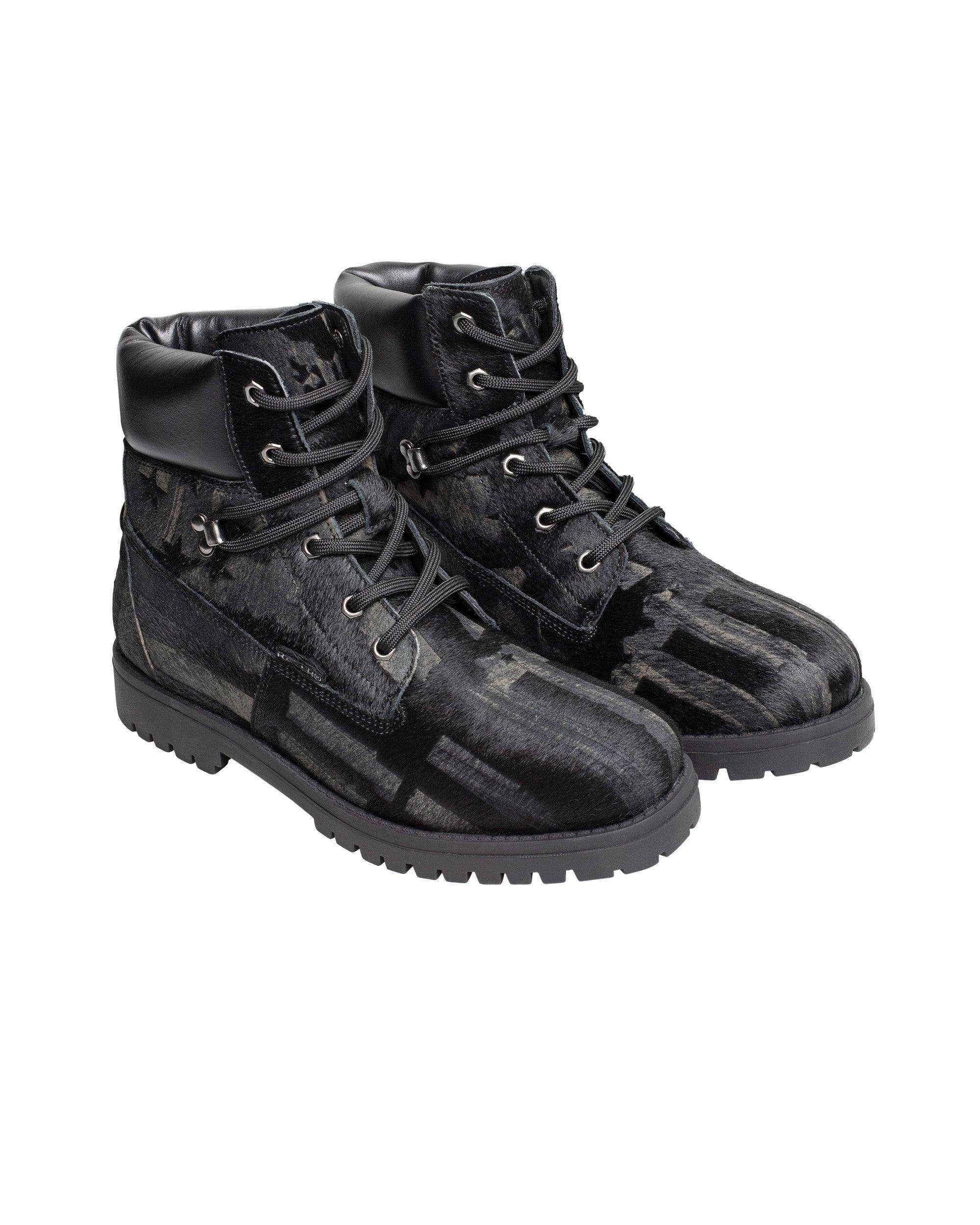 Black Pony Utility Boots - Image 2