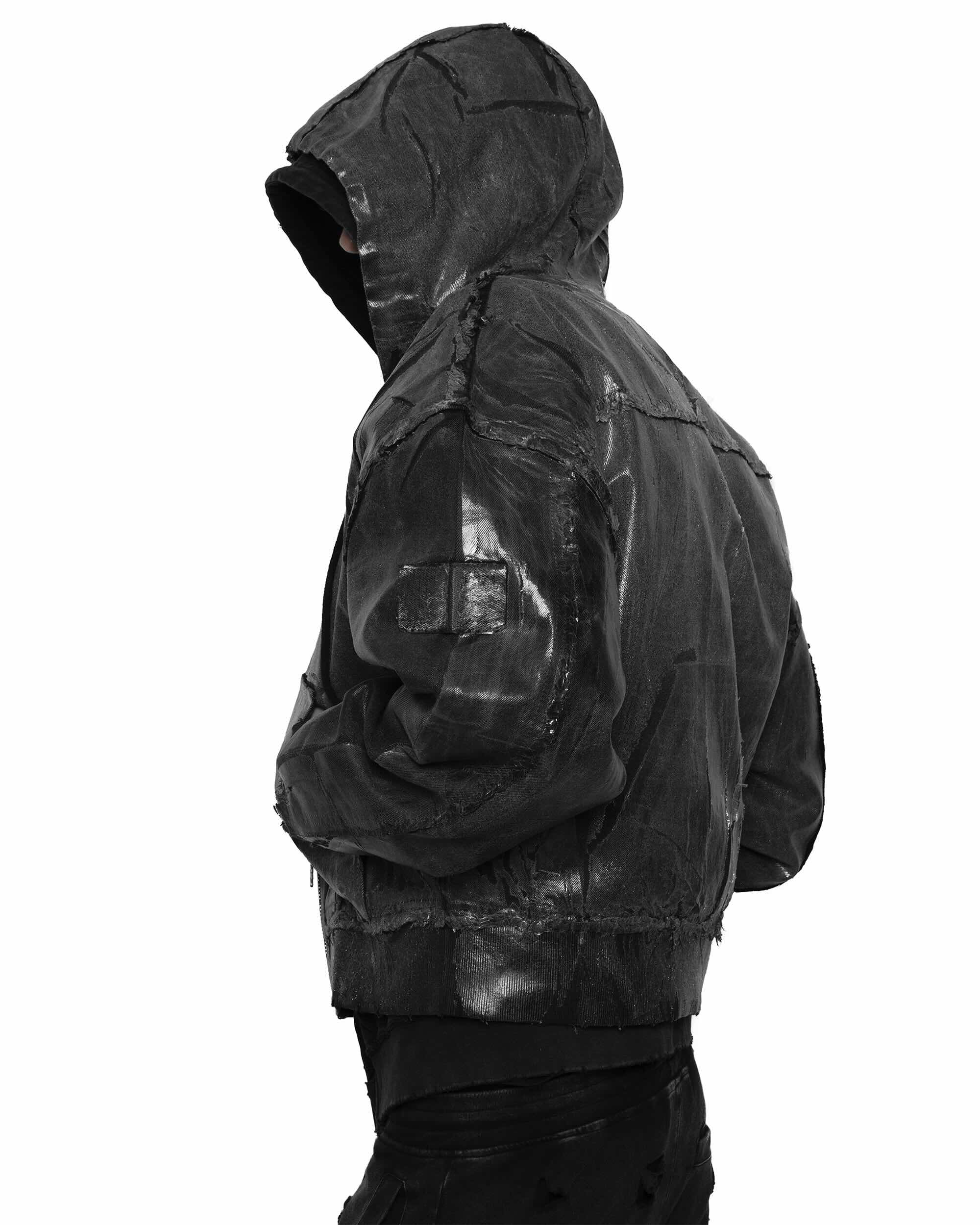 Black Waxed Bomber - Image 4