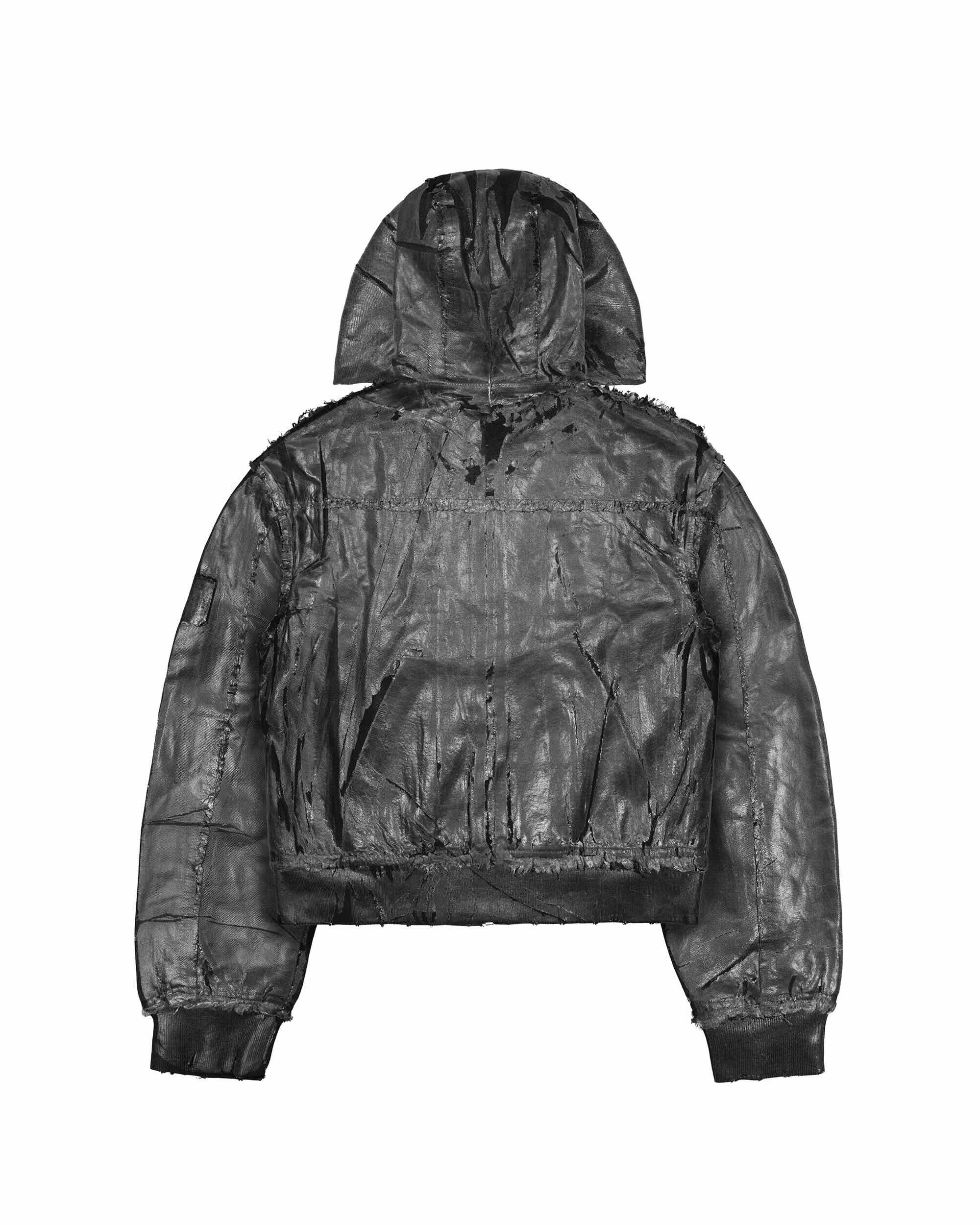 Black Waxed Bomber - Image 5