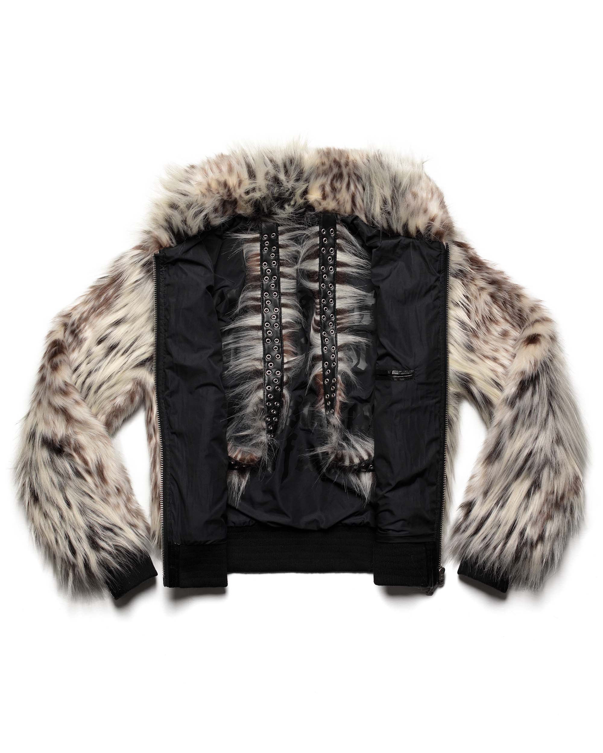 Snow Lynx Fur Bomber - Image 6
