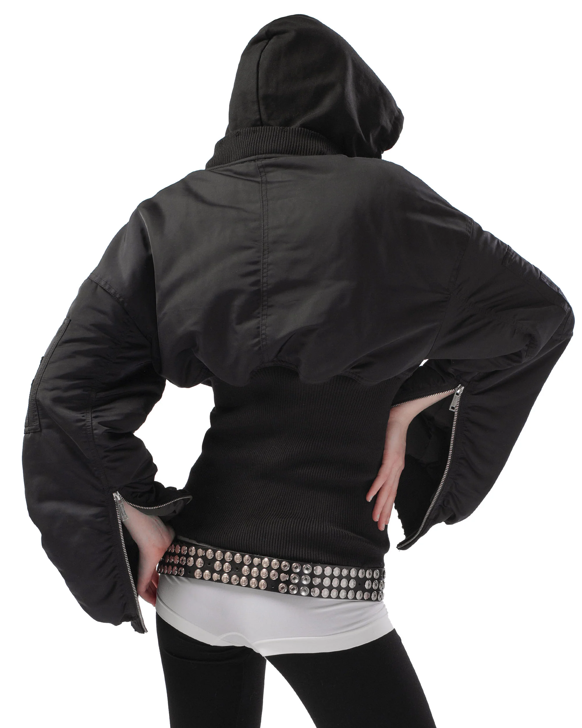 Black Fitted Bomber - Image 3
