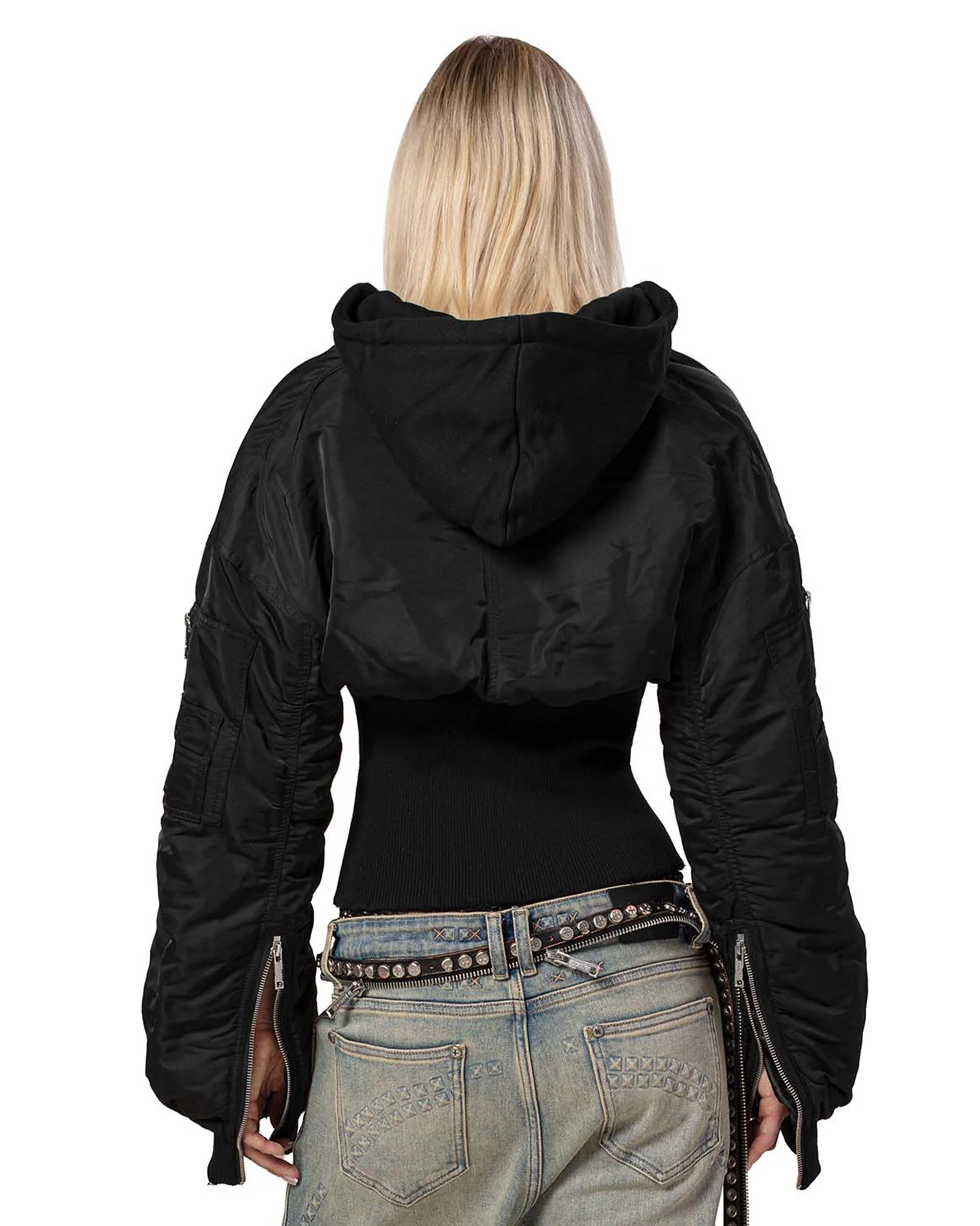 Black Fitted Bomber - Image 5
