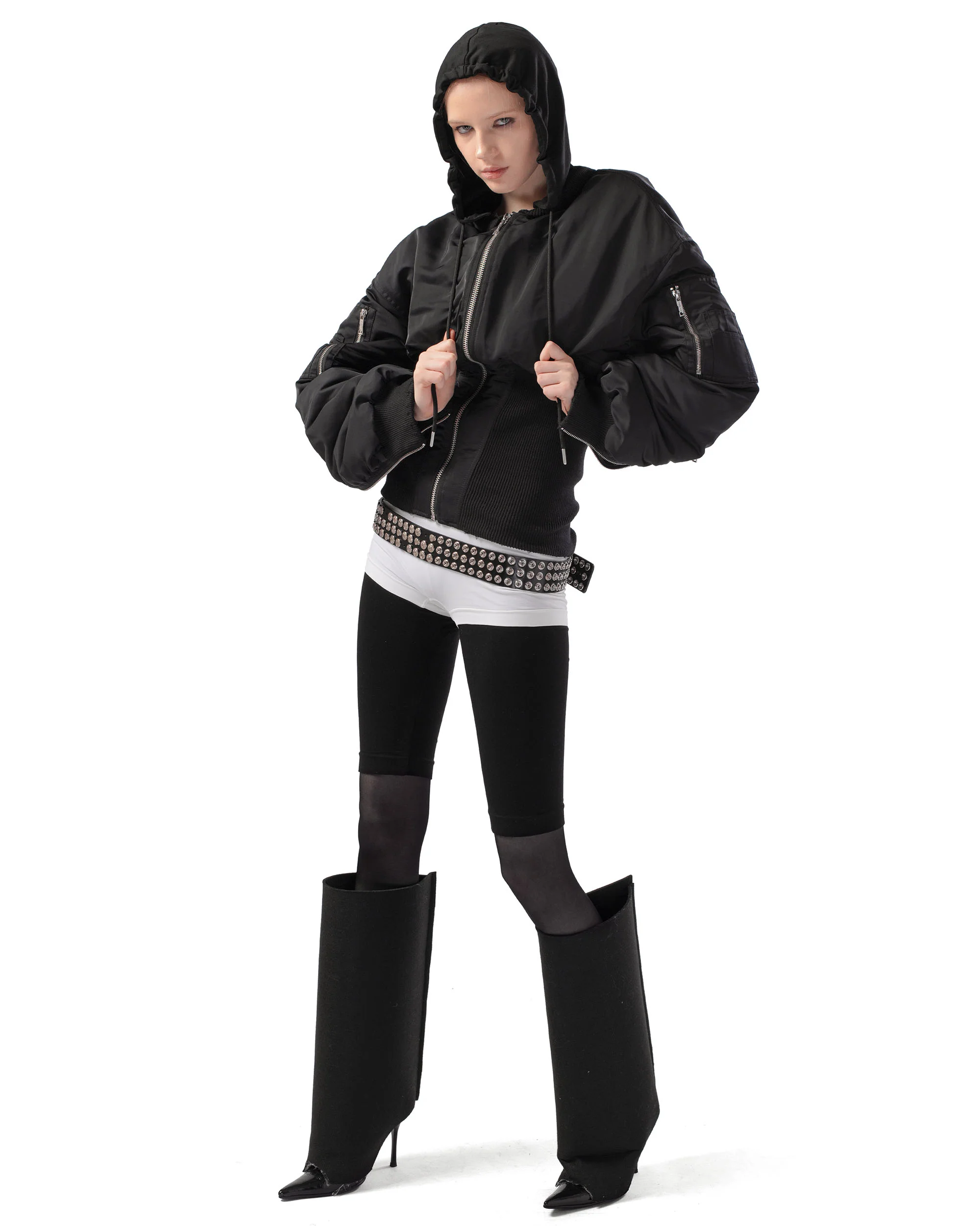 Black Fitted Bomber - Image 7