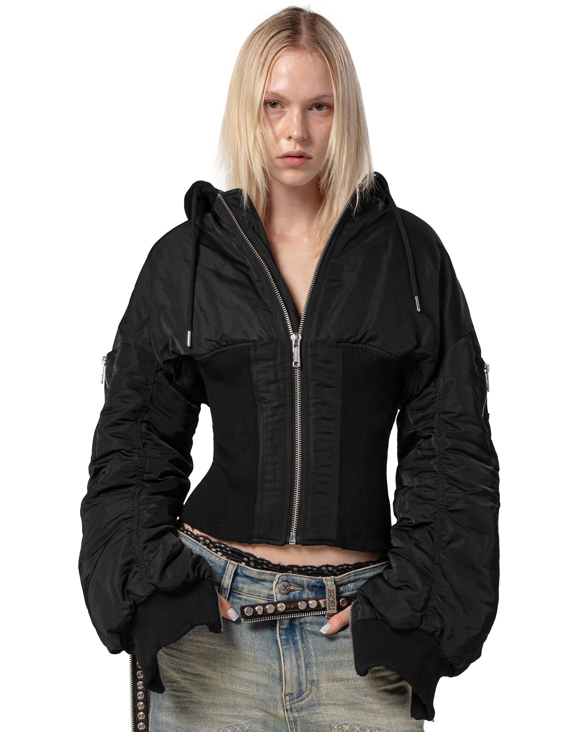 Black Fitted Bomber - Image 9