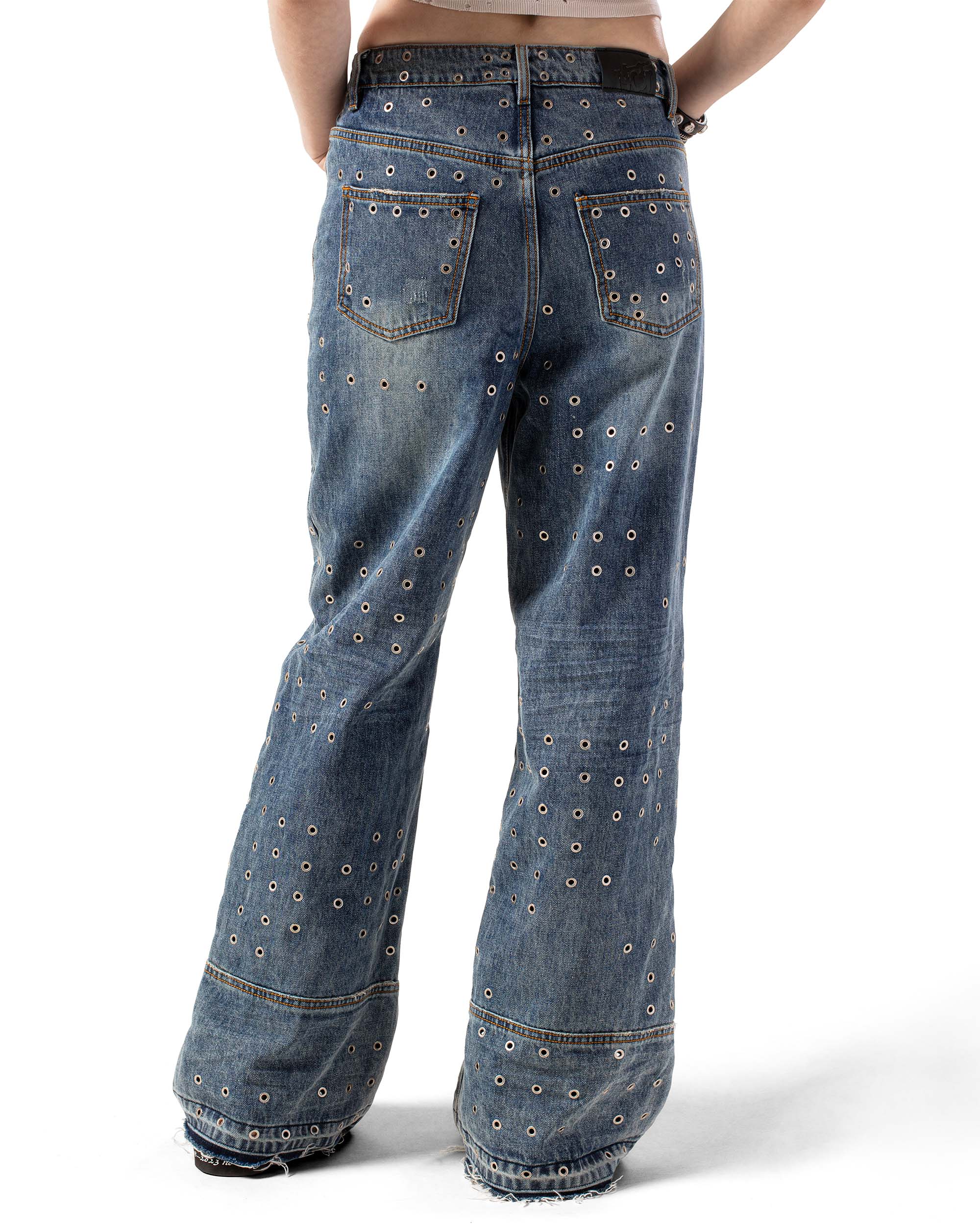 Blue Eyelet Denim - Image 6
