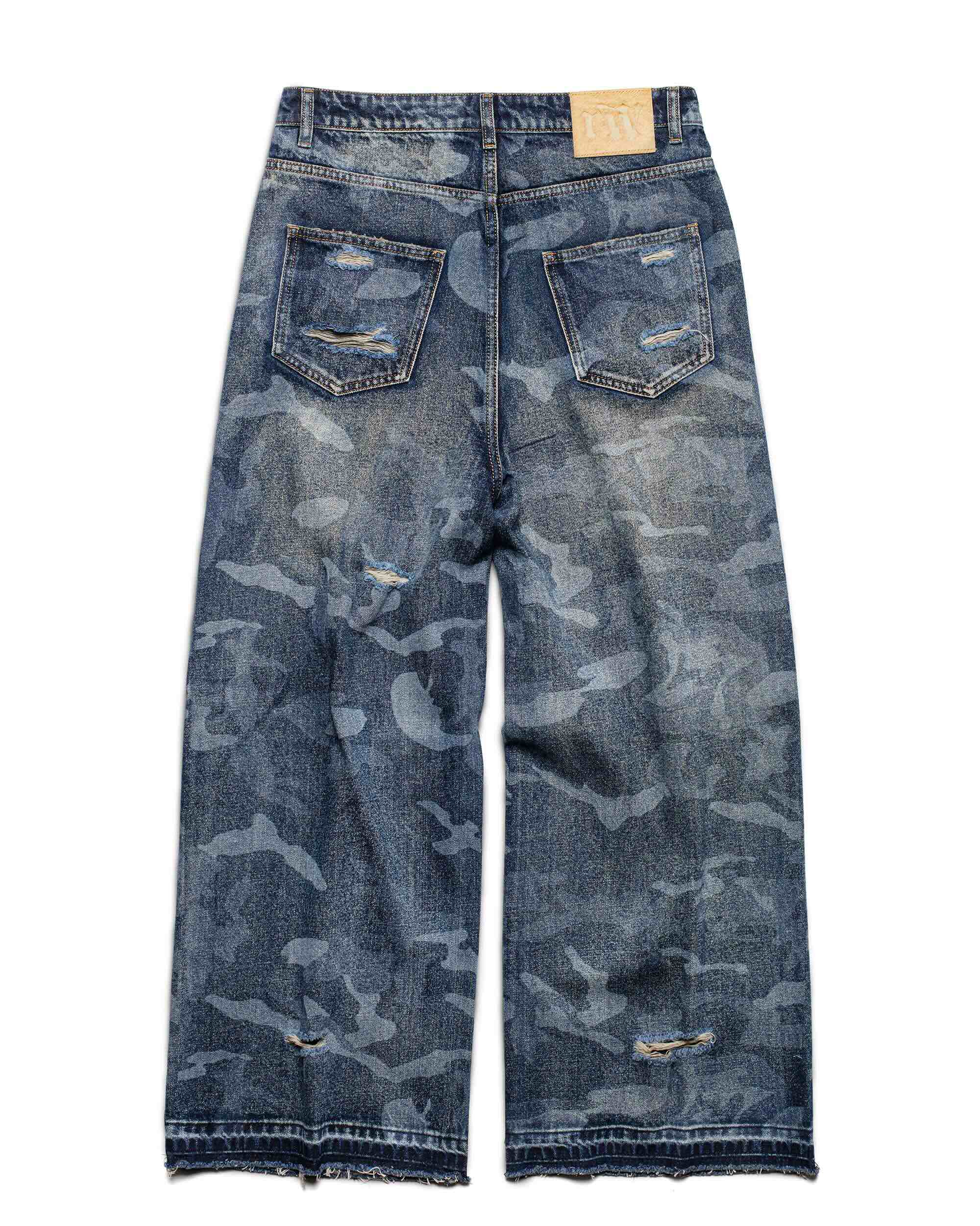 Blue Camo Engraved Denim - Image 6