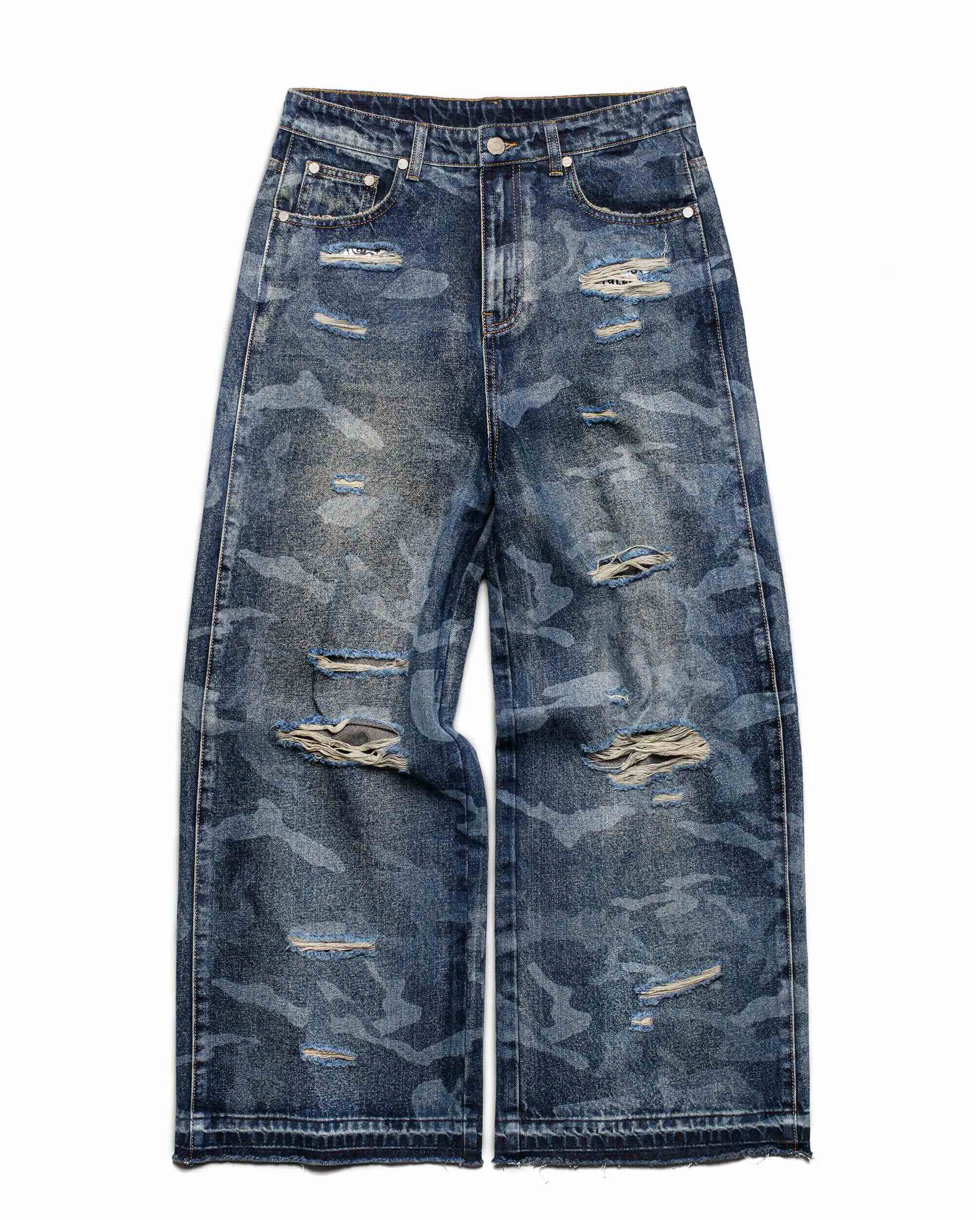 Blue Camo Engraved Denim - Image 7