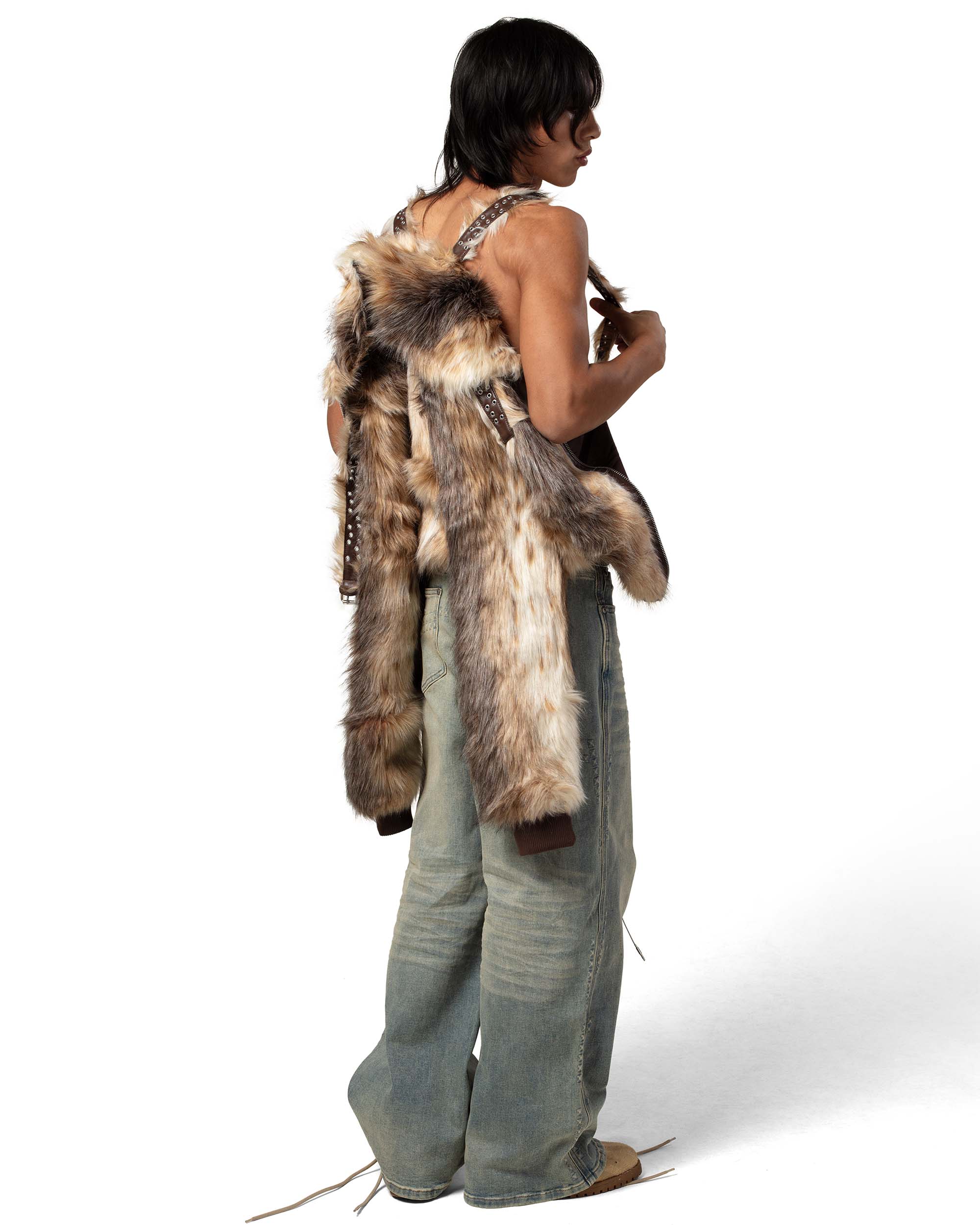 Coyote Fur Bomber - Image 3