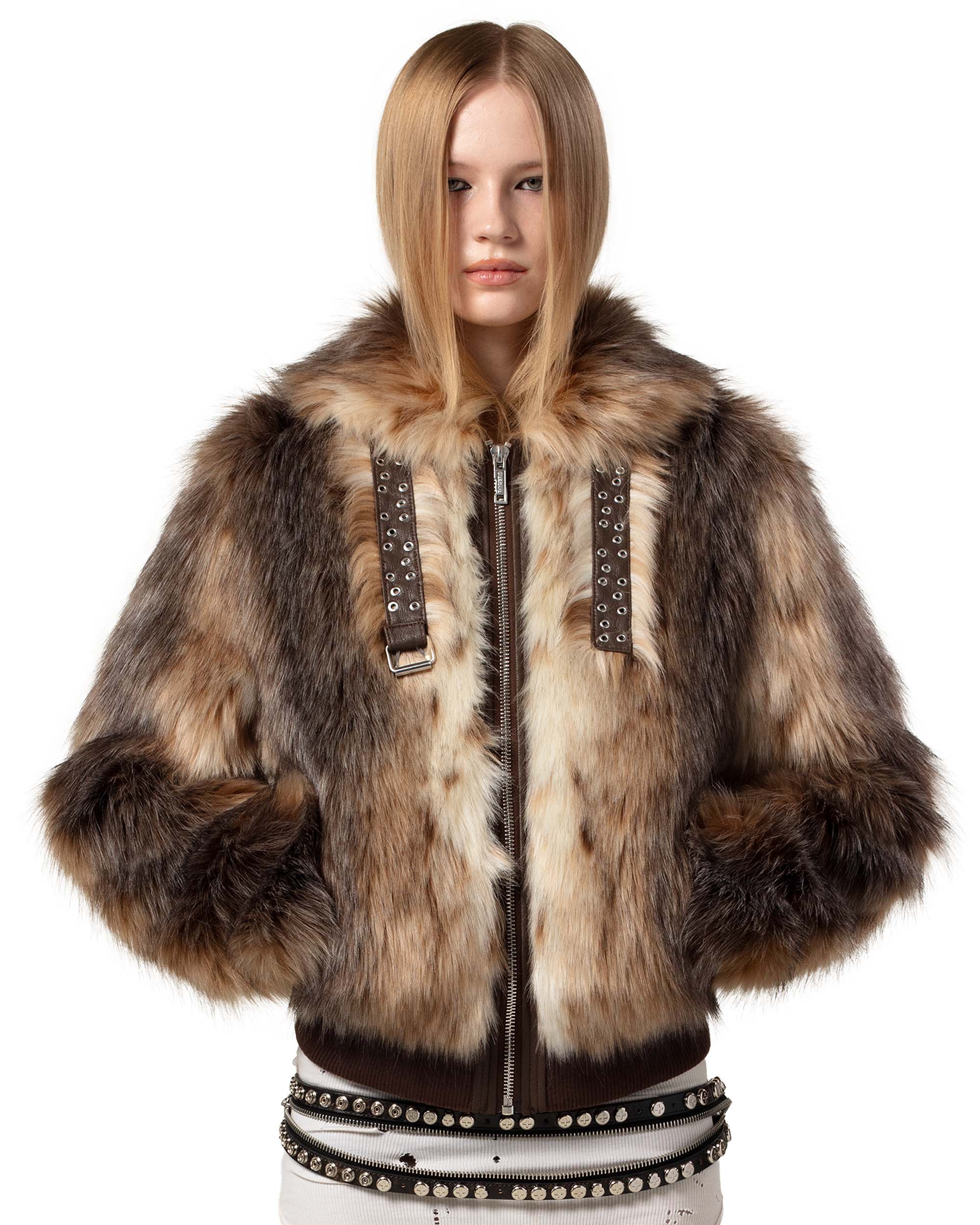 Coyote Fur Bomber - Image 5
