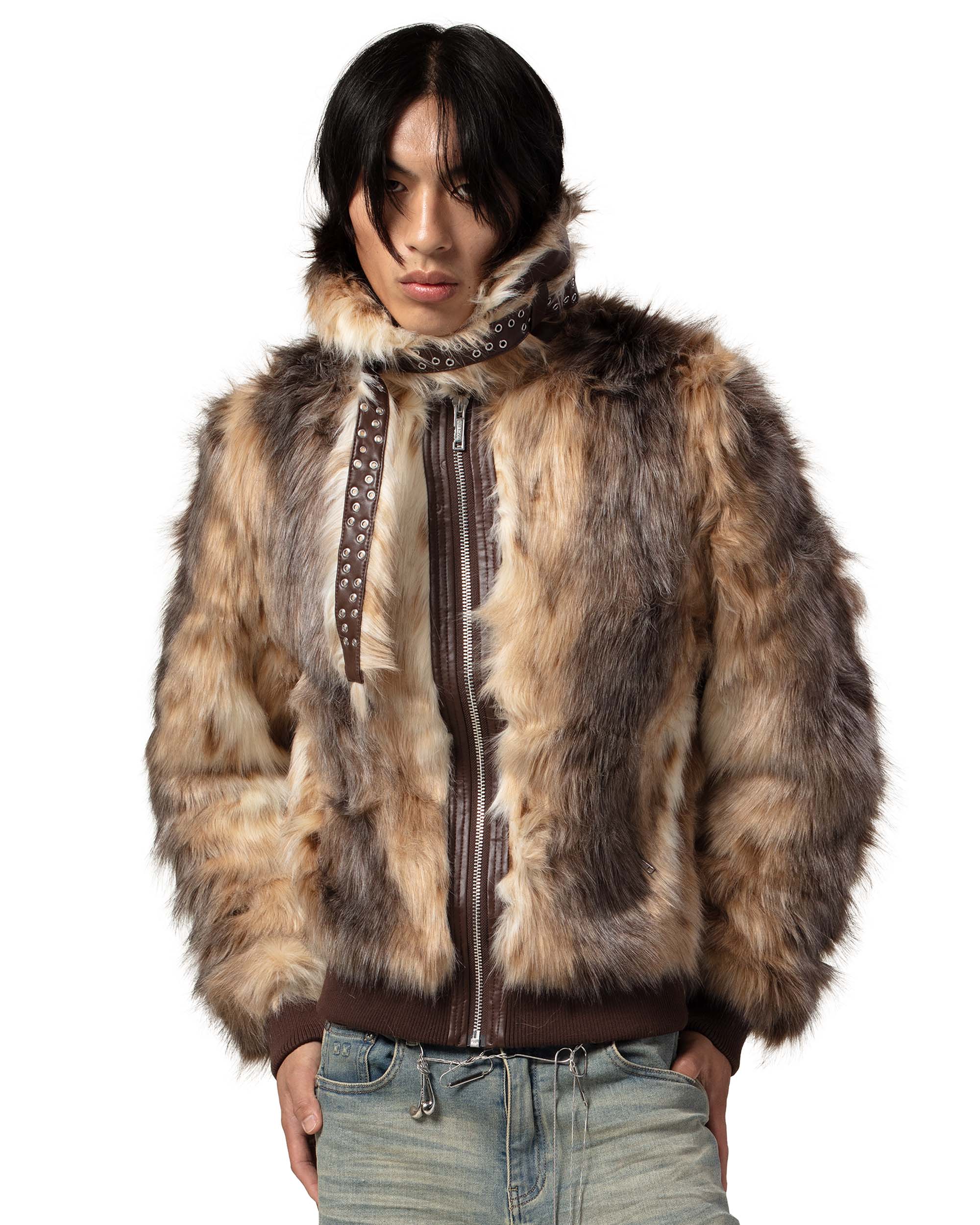 Coyote Fur Bomber - Image 7