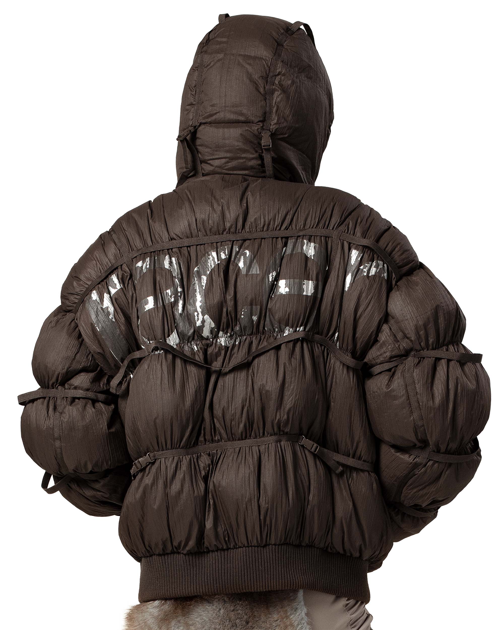 Brown Puffer Jacket X - Image 5