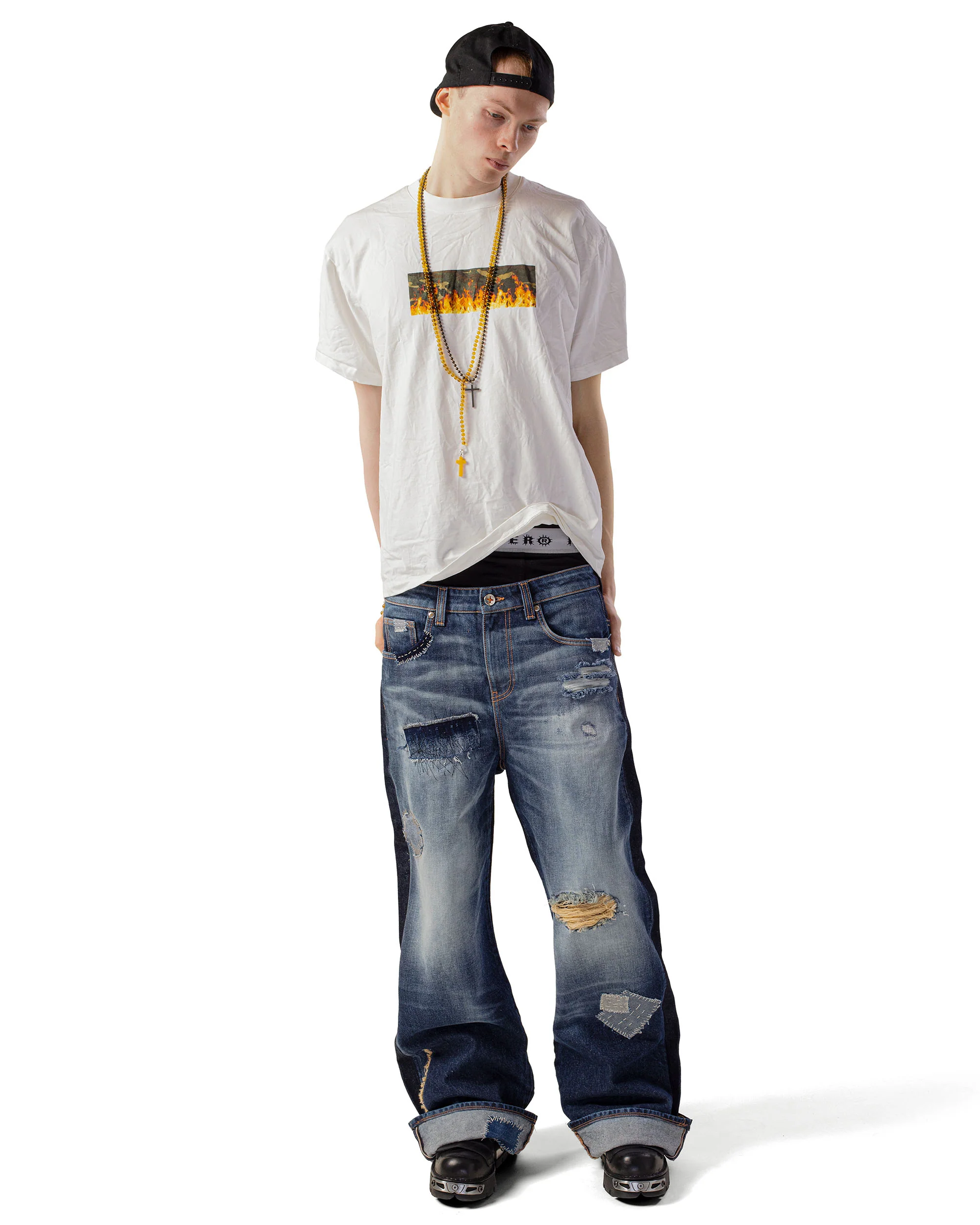 Camo BoxNoLogo Wrinkled Tee - Image 3