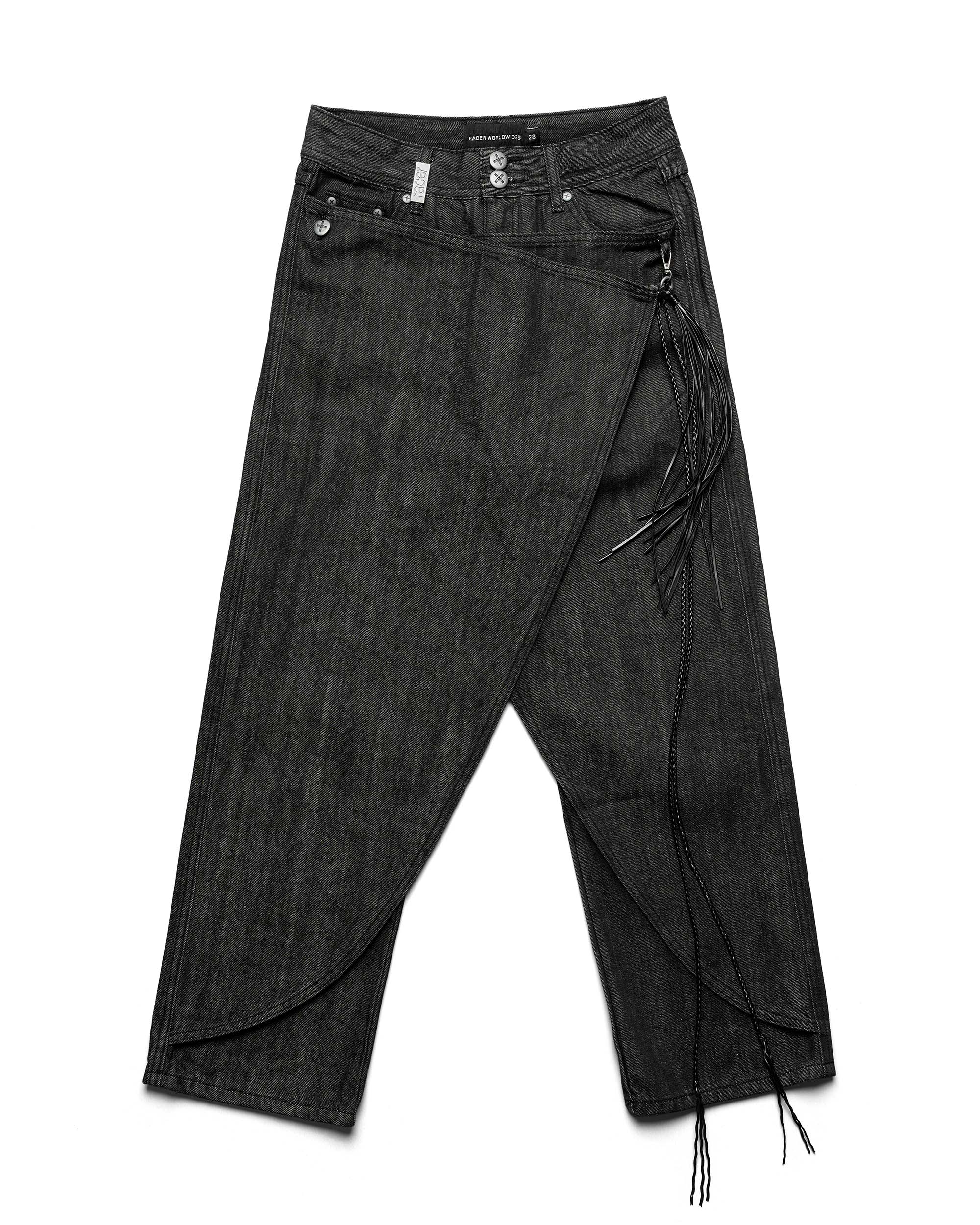 Layered Skirt Denim - Image 2