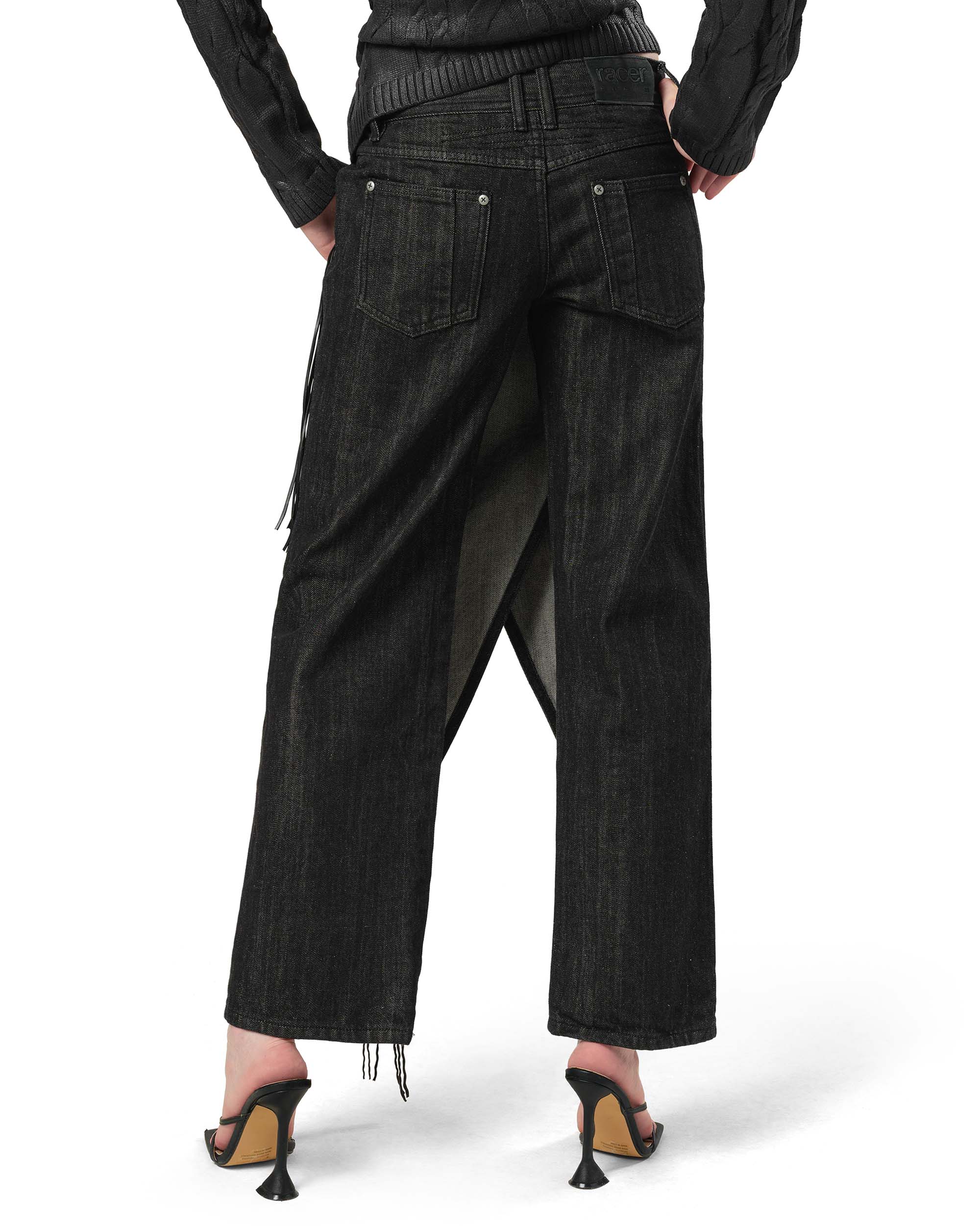 Layered Skirt Denim - Image 4