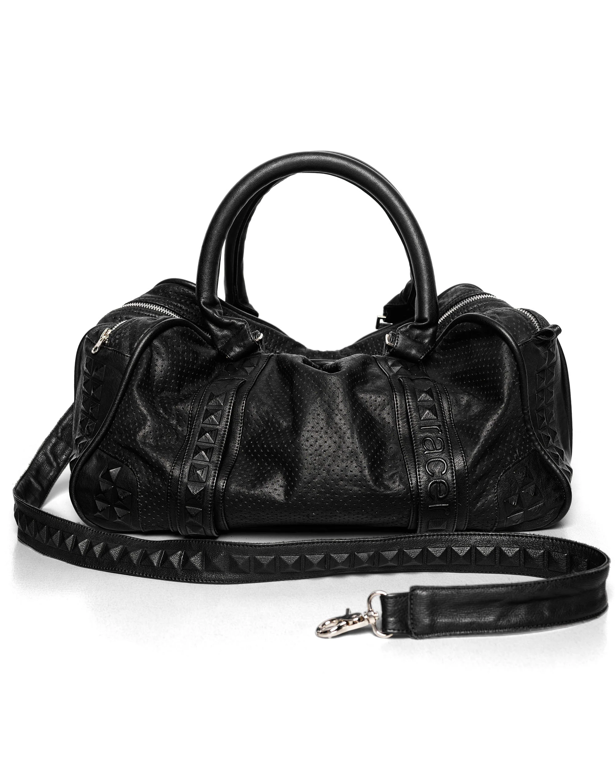 Embossed Leather Bag - Image 6