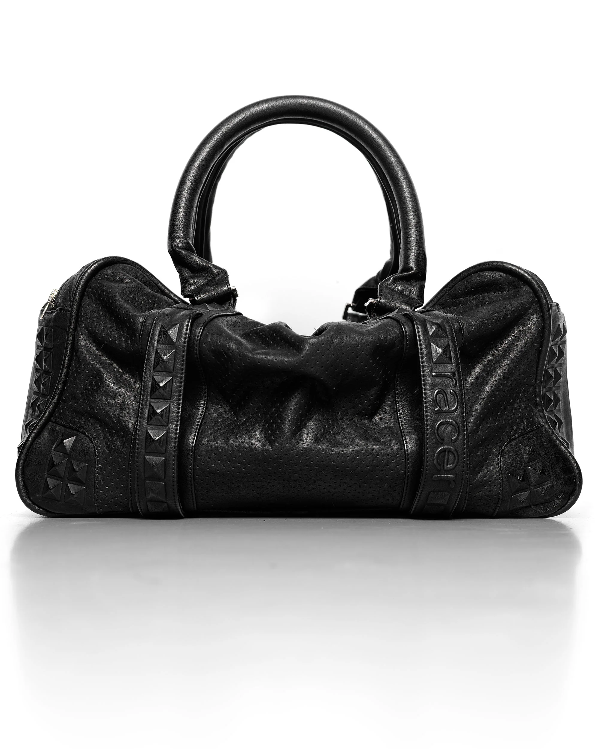 Embossed Leather Bag - Image 7
