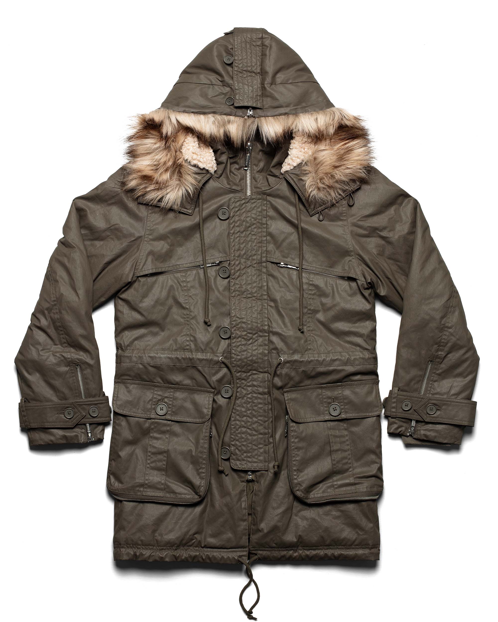 Waxed Parka Jacket - Image 2