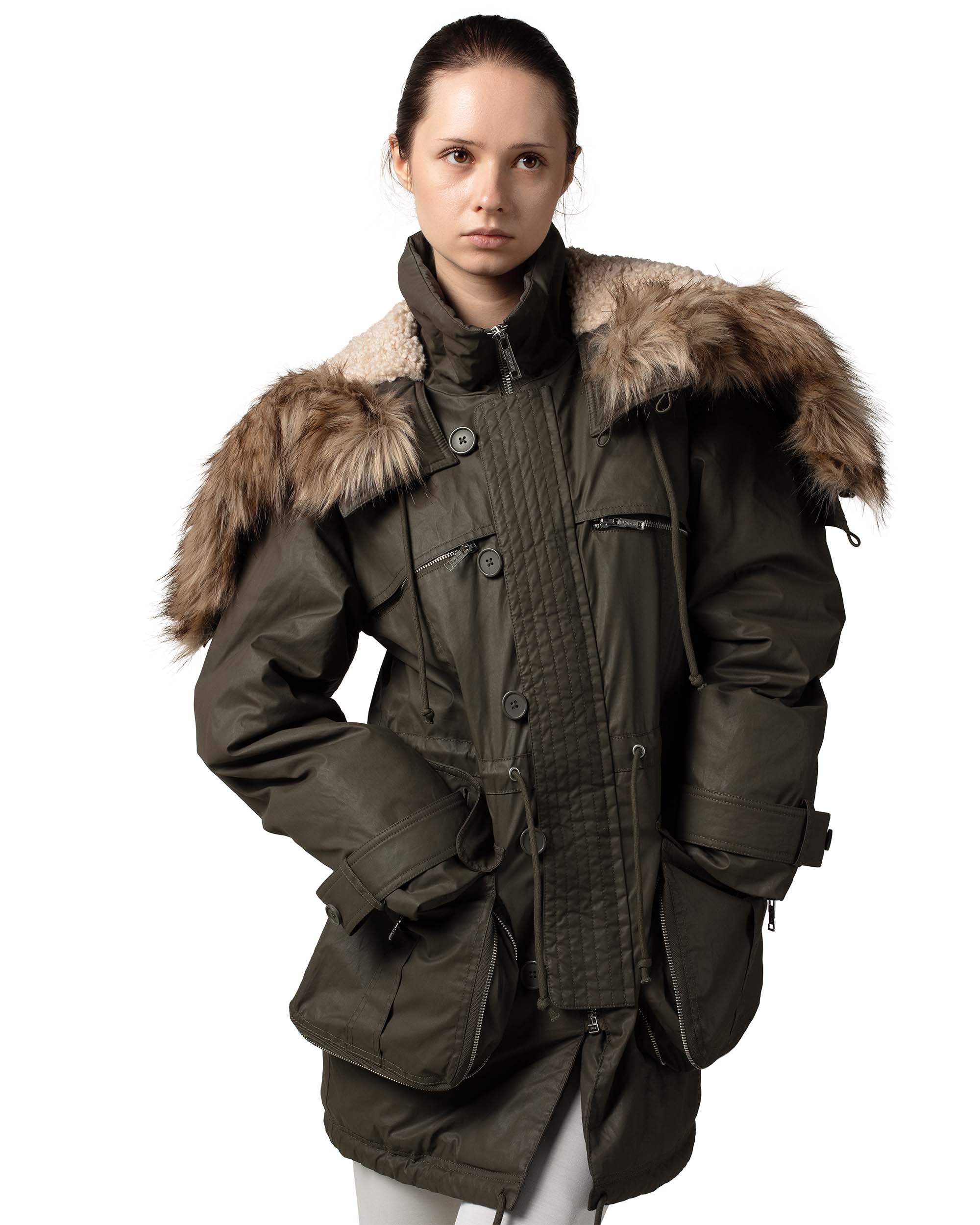 Waxed Parka Jacket - Image 3