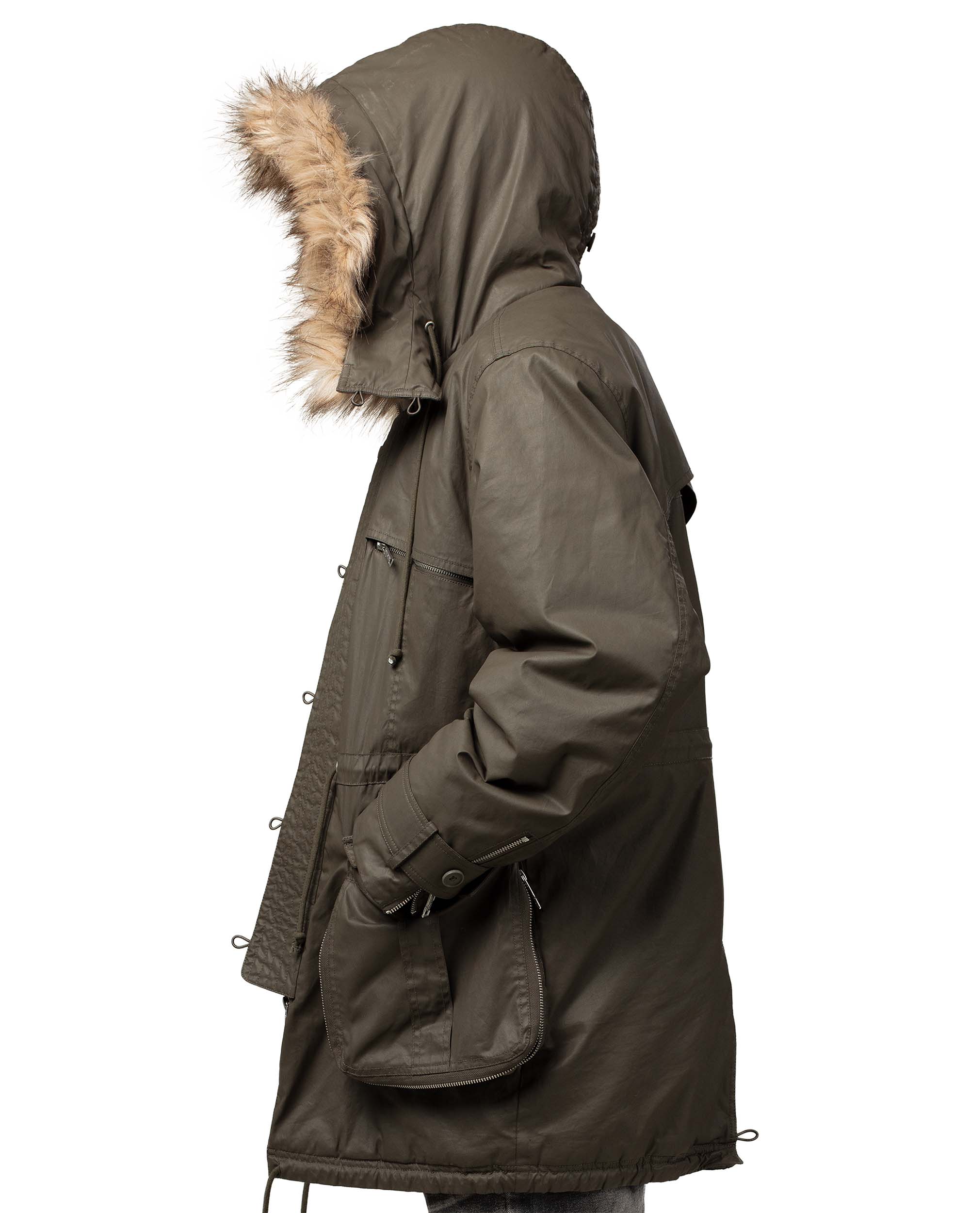 Waxed Parka Jacket - Image 6