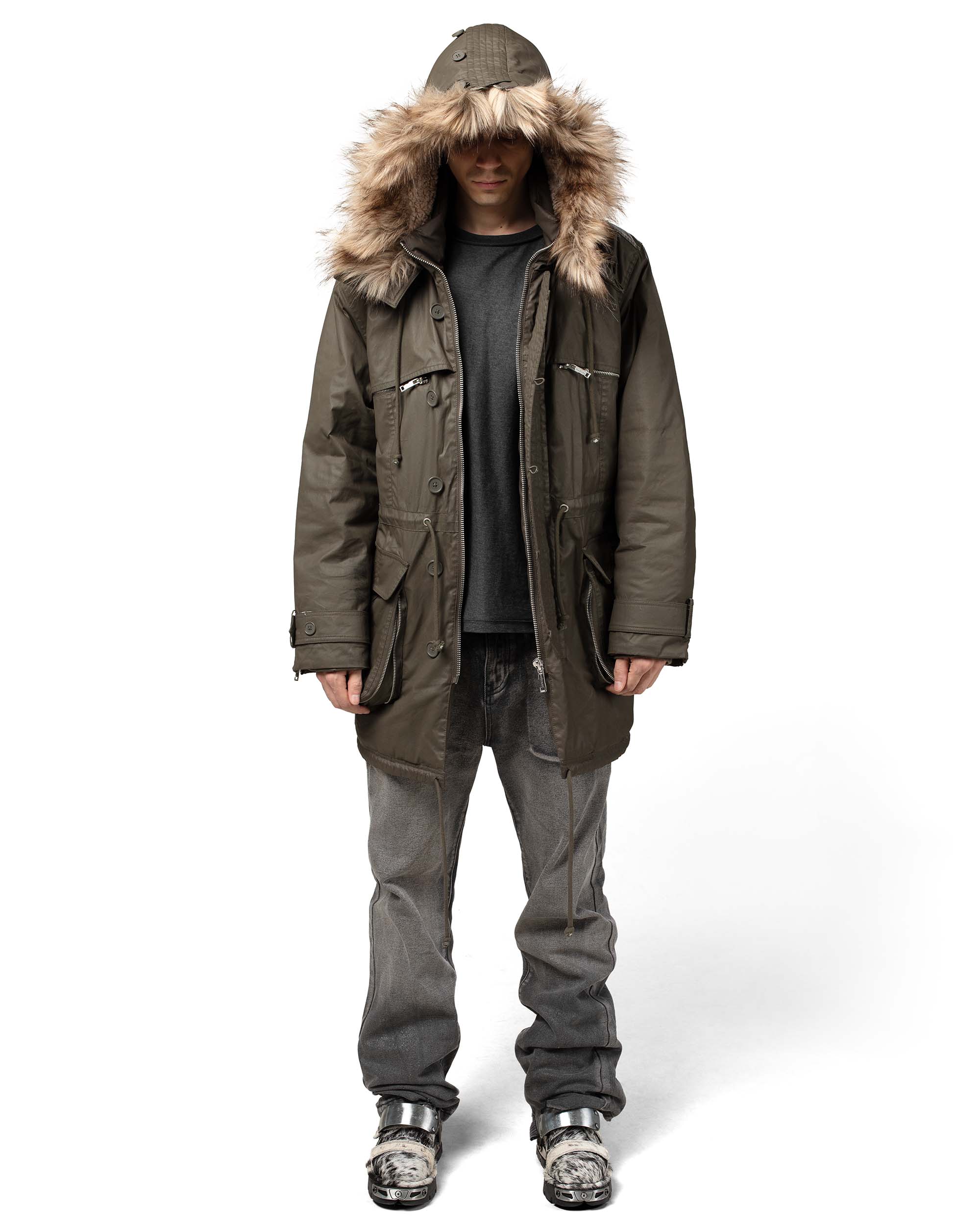 Waxed Parka Jacket - Image 7
