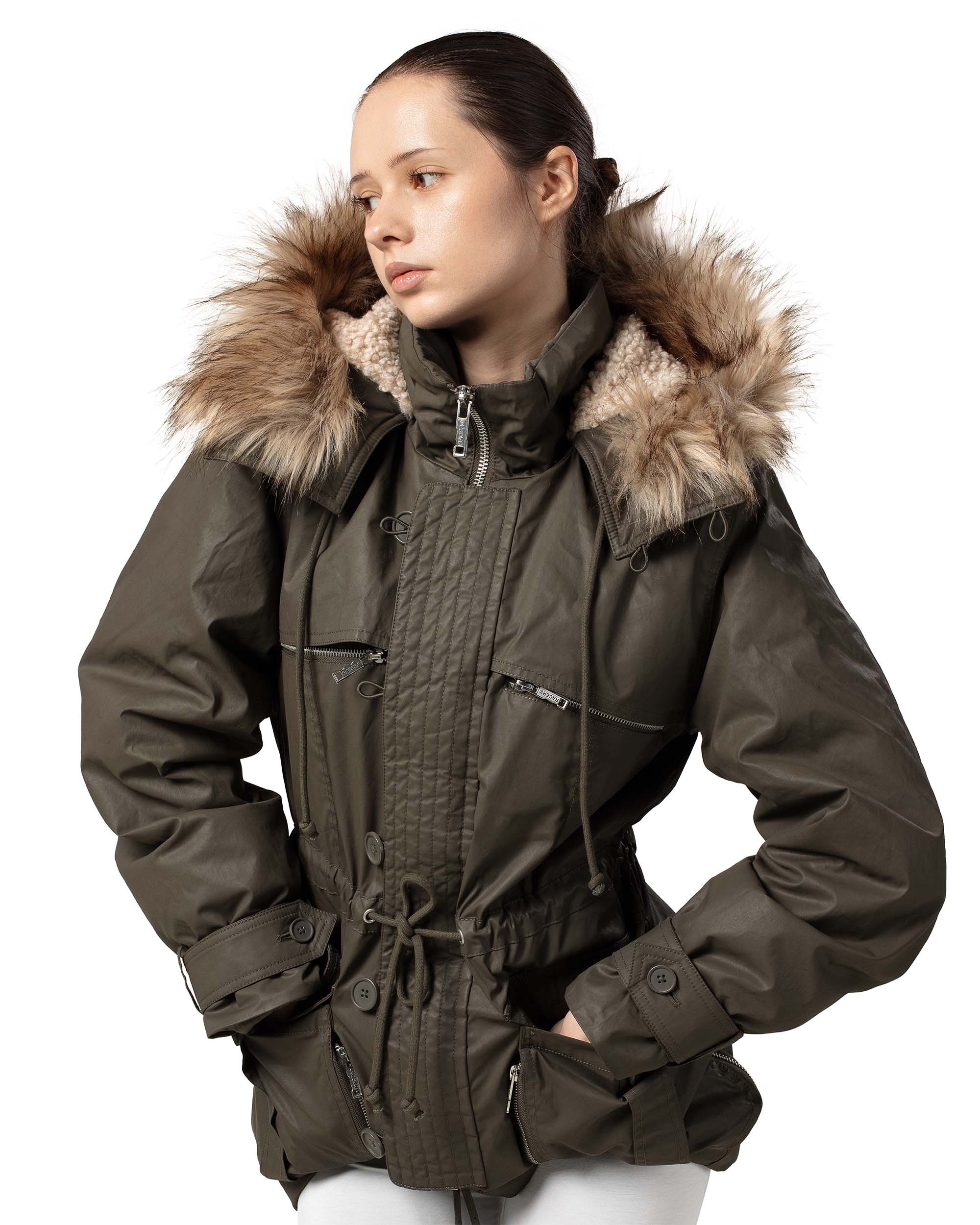 Waxed Parka Jacket - Image 8