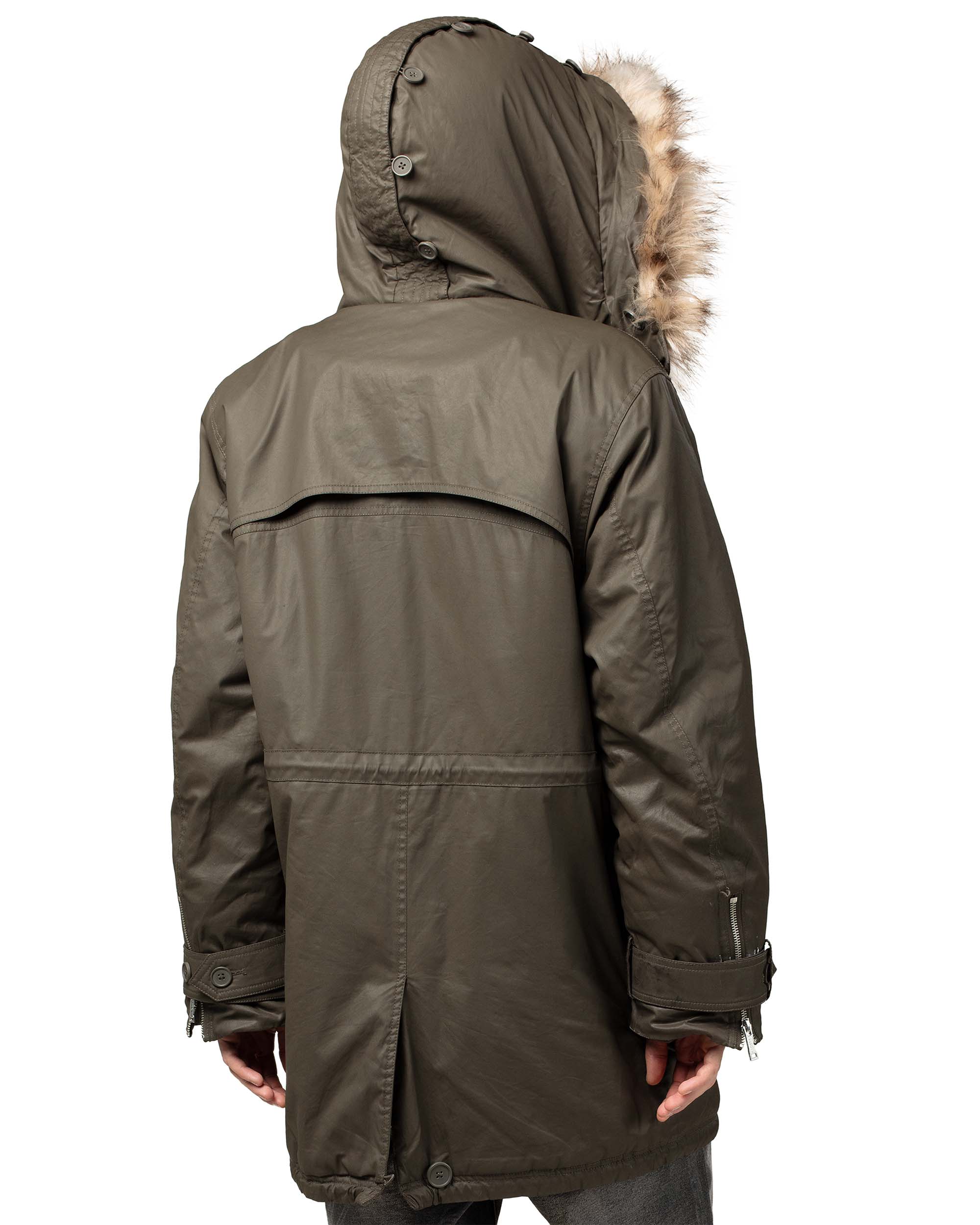 Waxed Parka Jacket - Image 9
