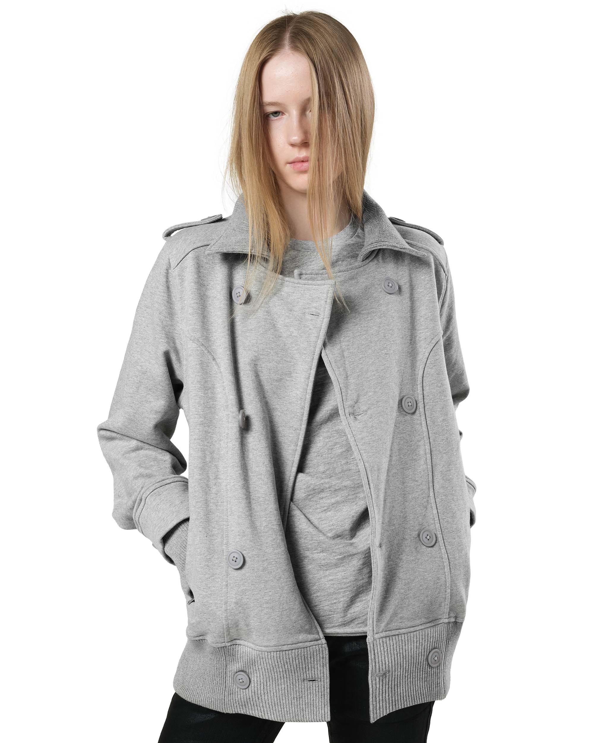 Grey Jersey Jacket - Image 3