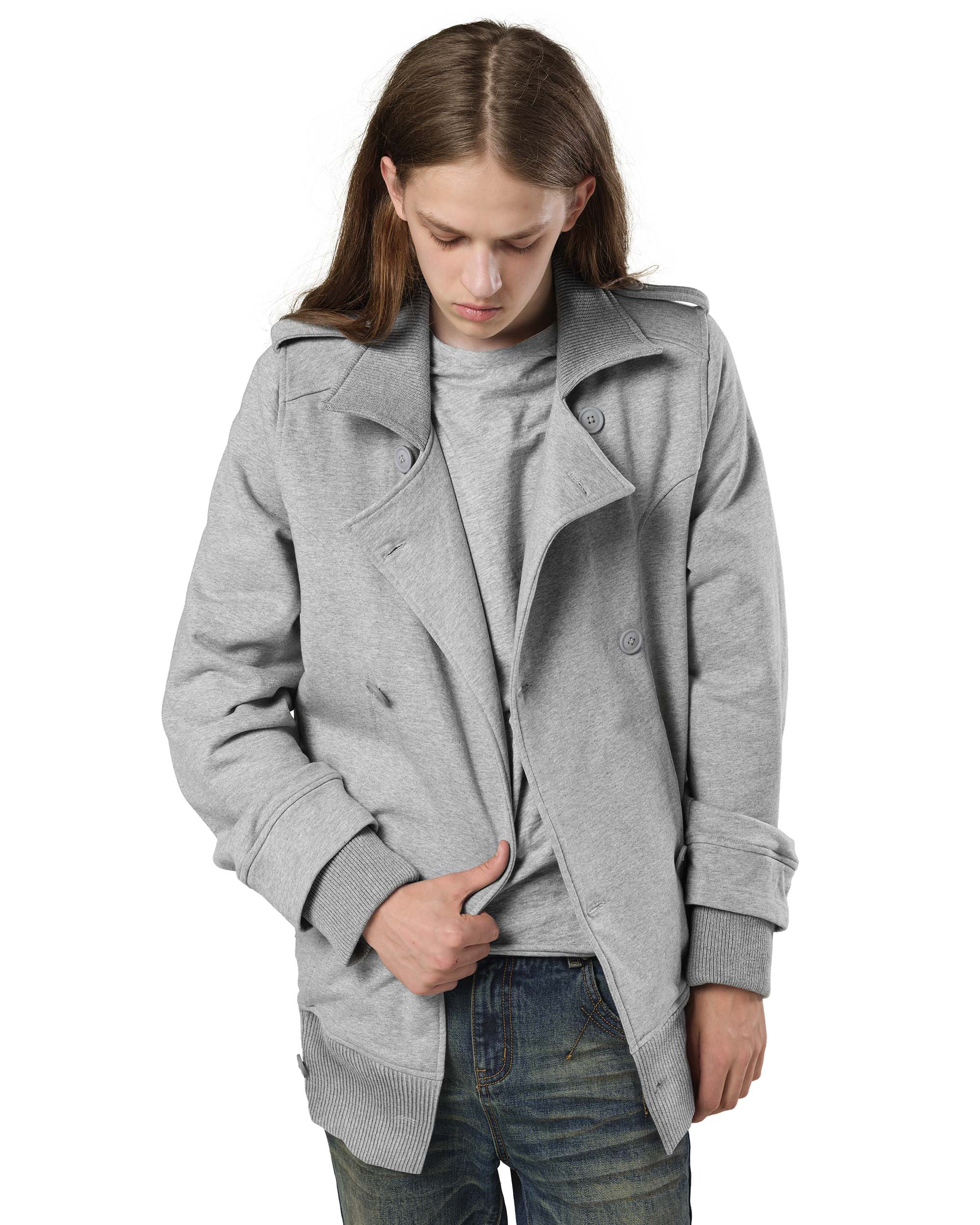 Grey Jersey Jacket - Image 6