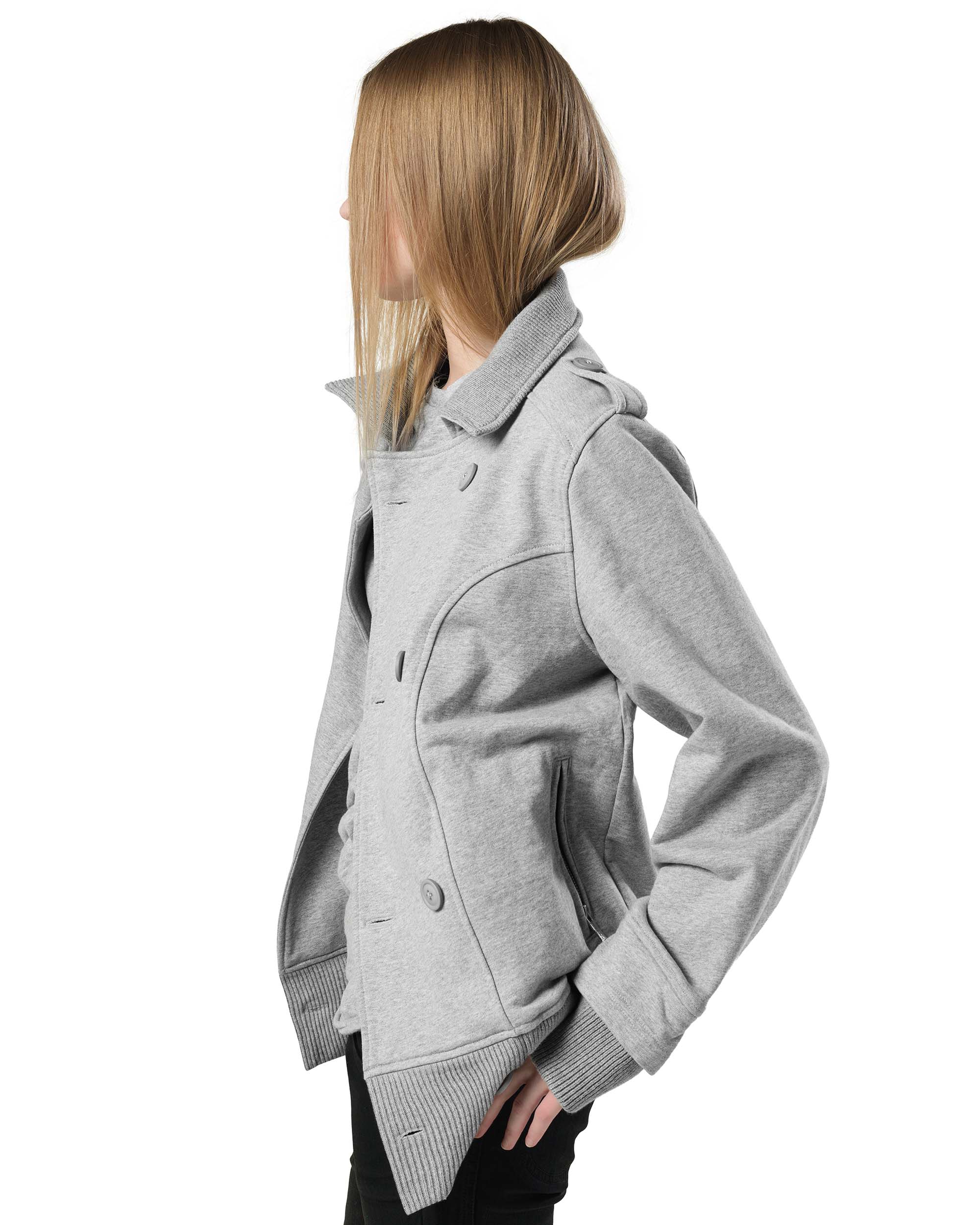 Grey Jersey Jacket - Image 9