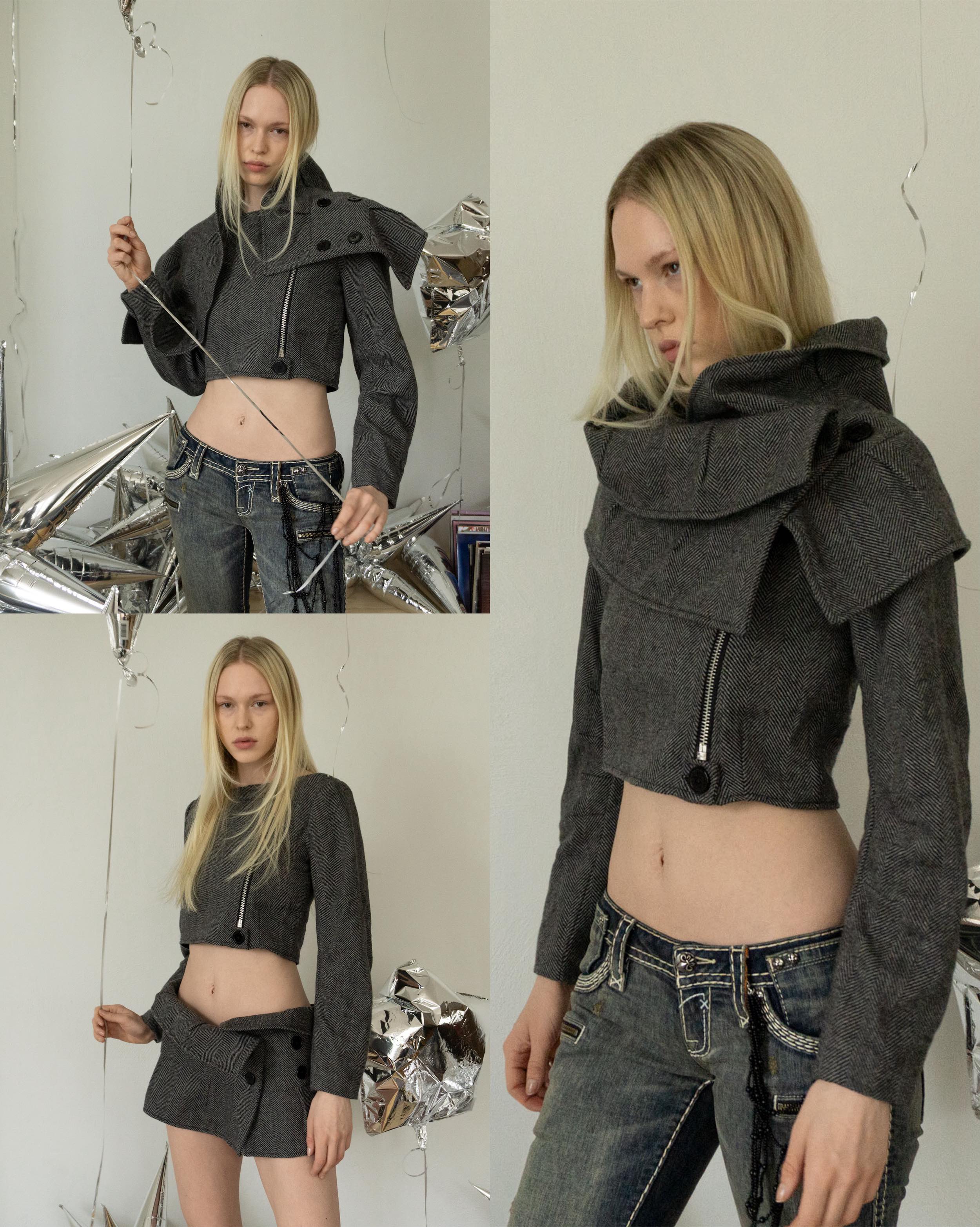 Herringbone Transformer Jacket - Image 8