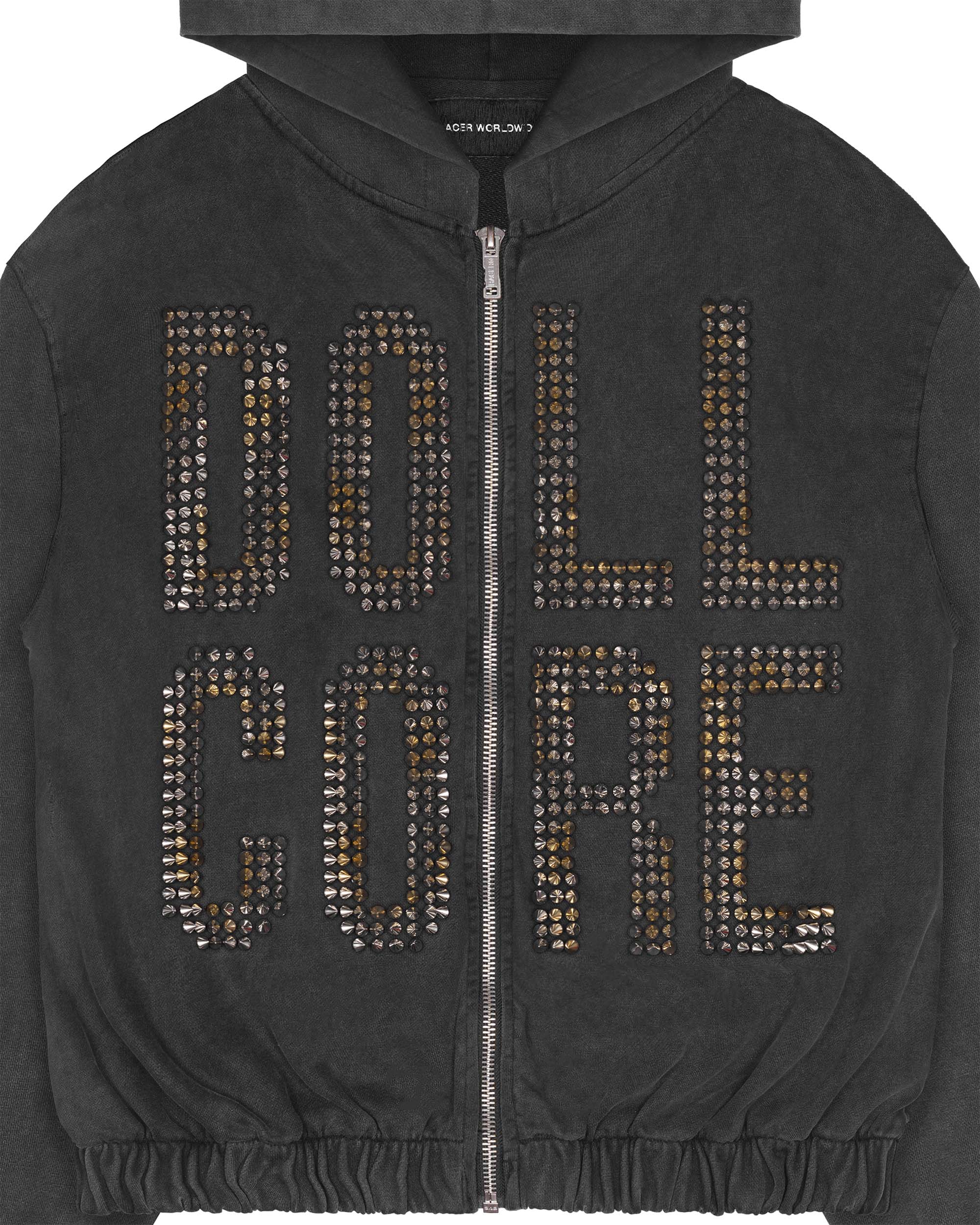 Doll Core Black Spike Hoodie - Image 6
