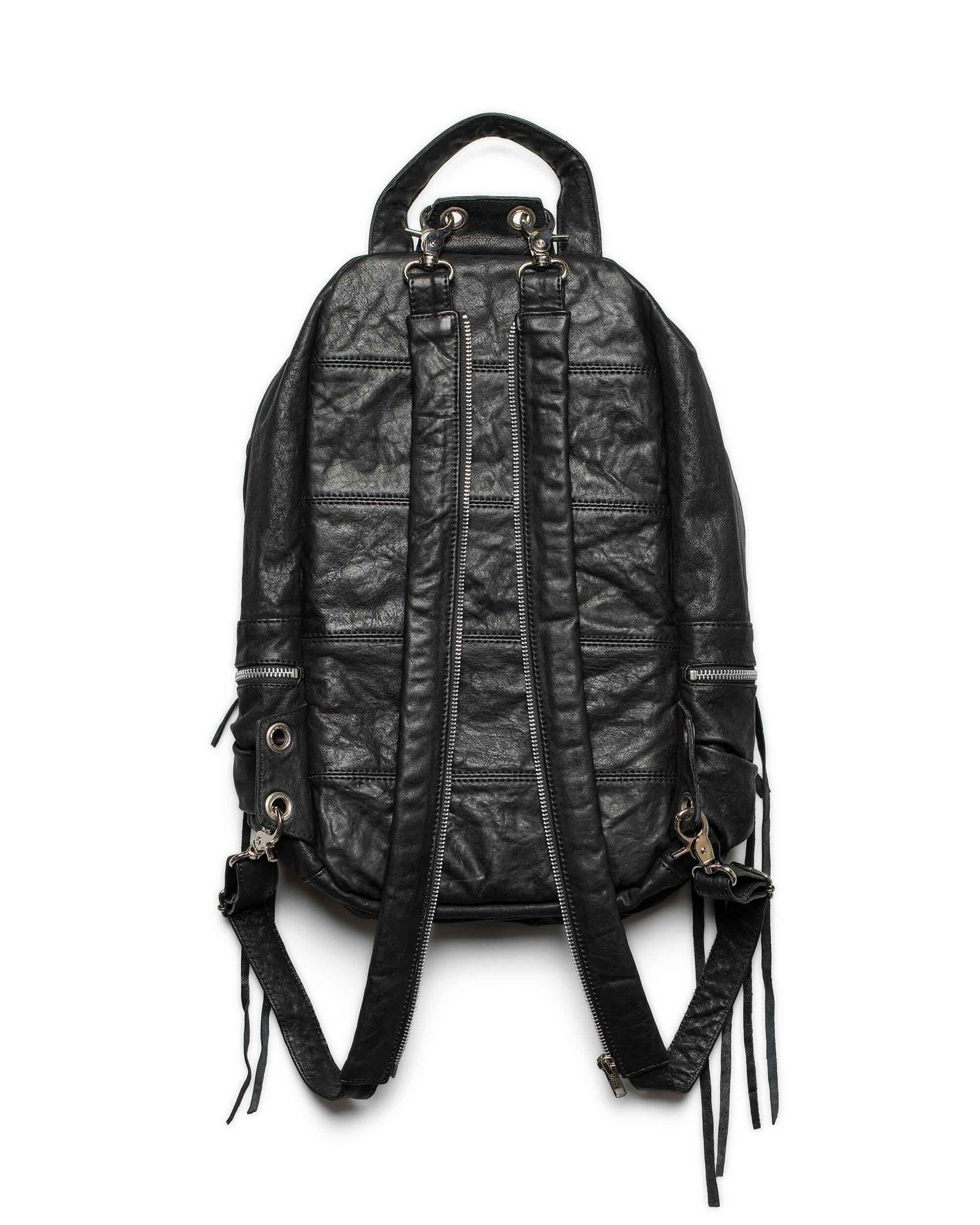 Split Strap Leather Backpack - Image 10