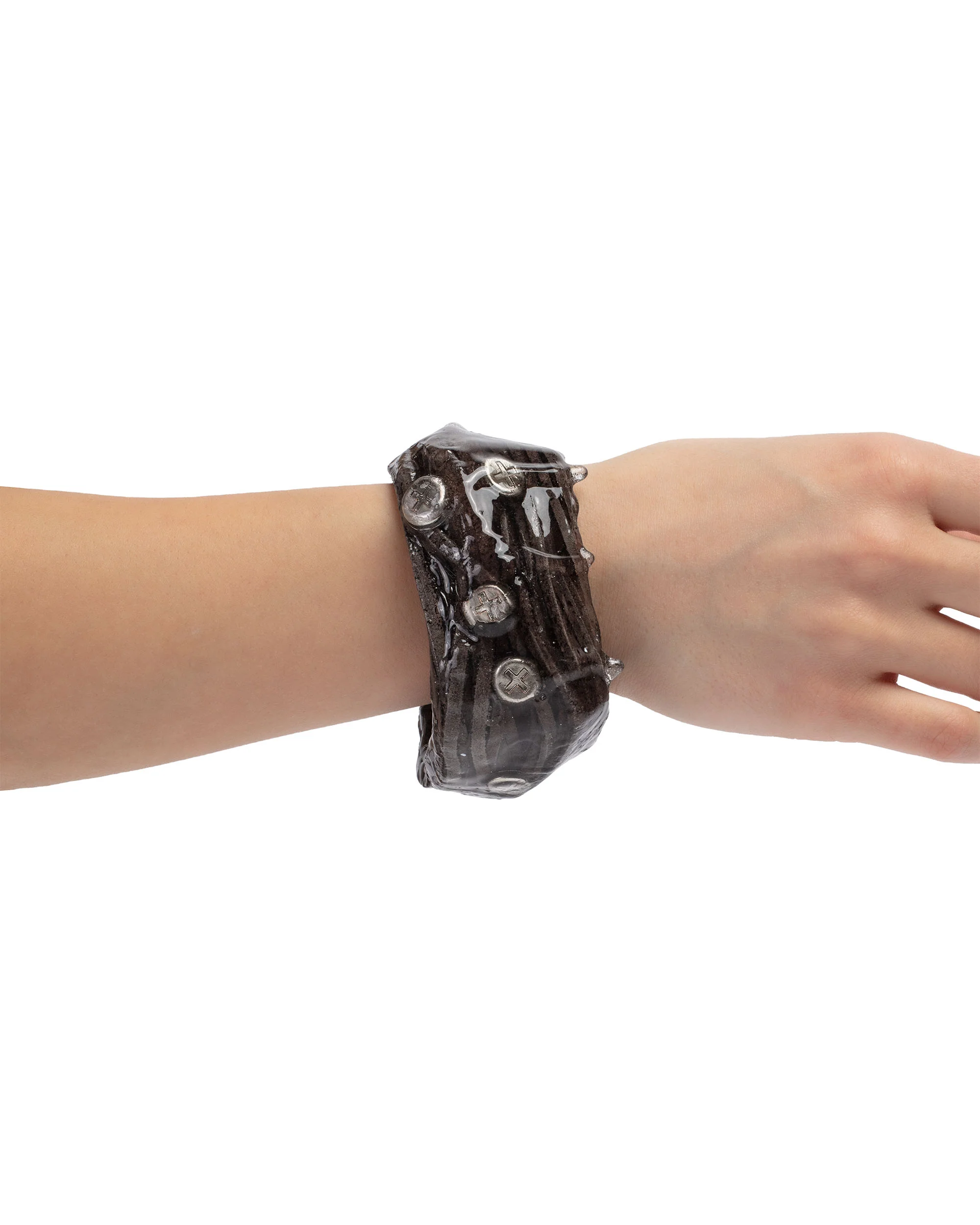 Leather Wrap Bracelet - Image 3