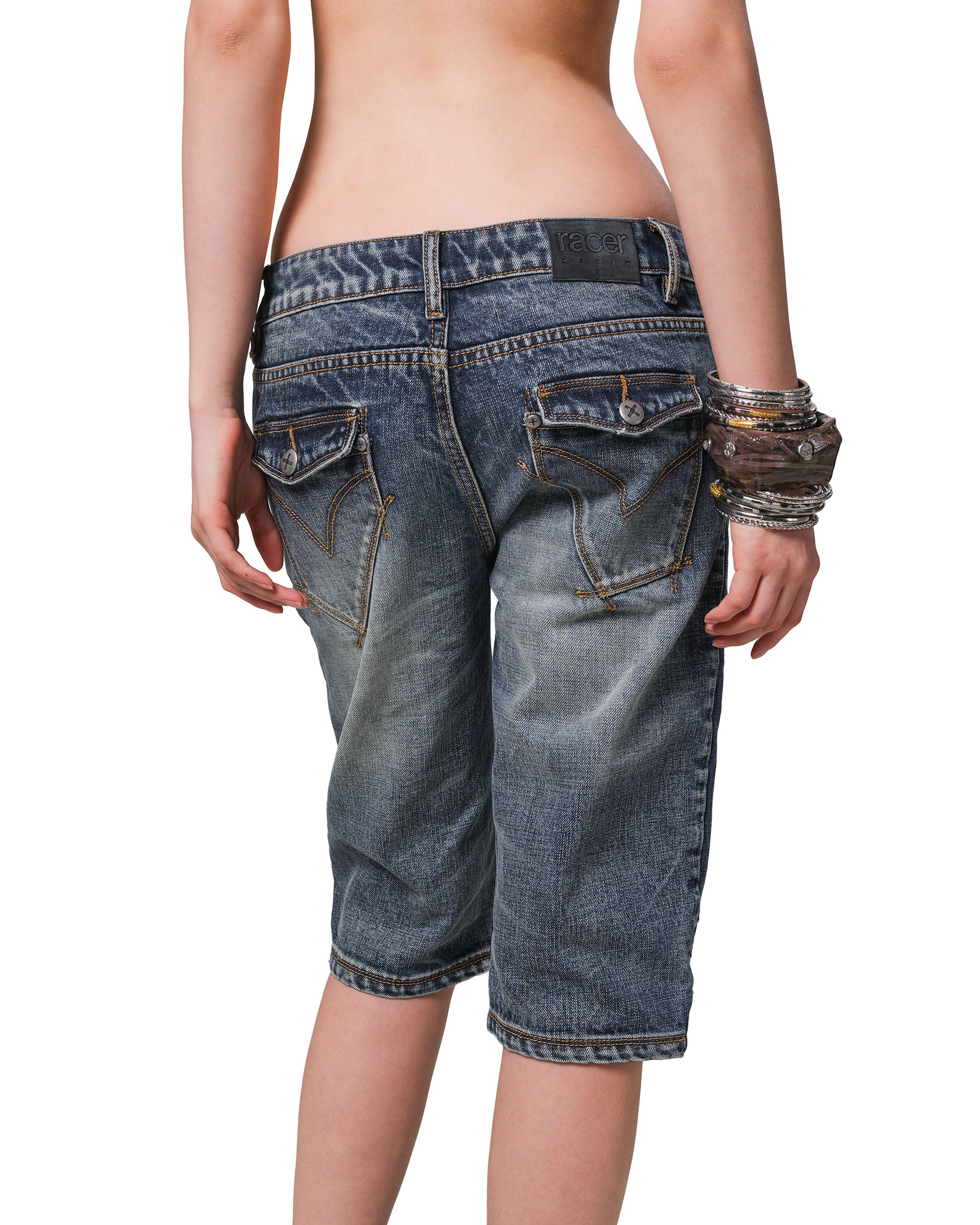 Long Denim Shorts - Image 6
