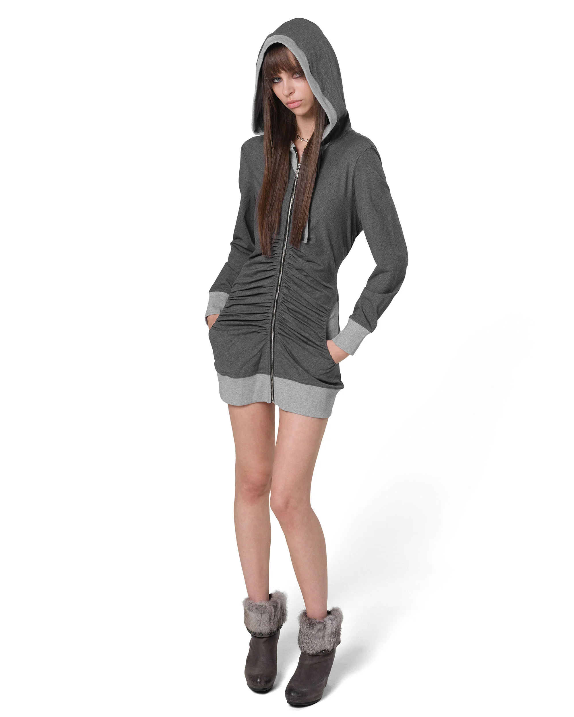 Ruched Hoodie - Image 4