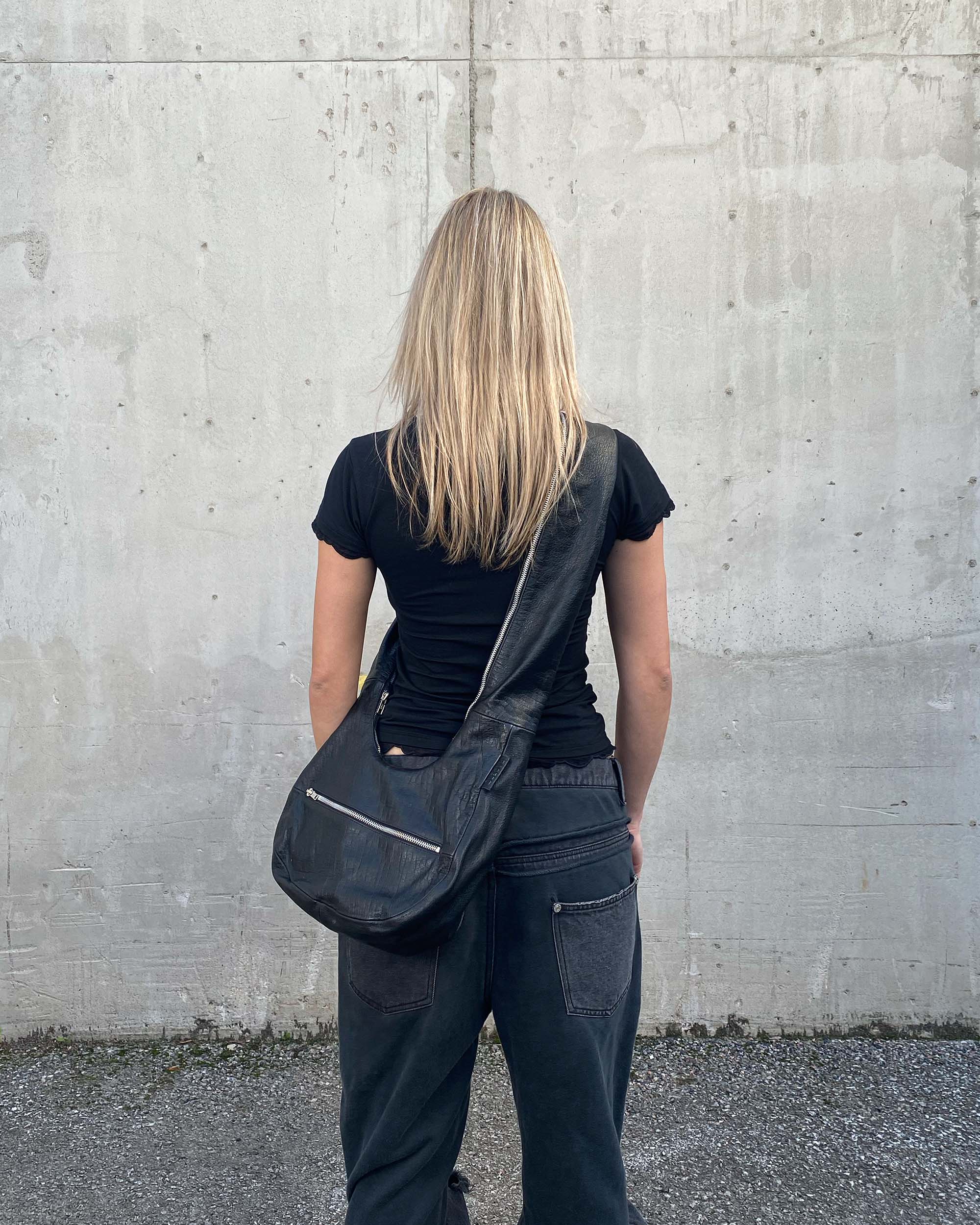 Zip Leather Bag - Image 5