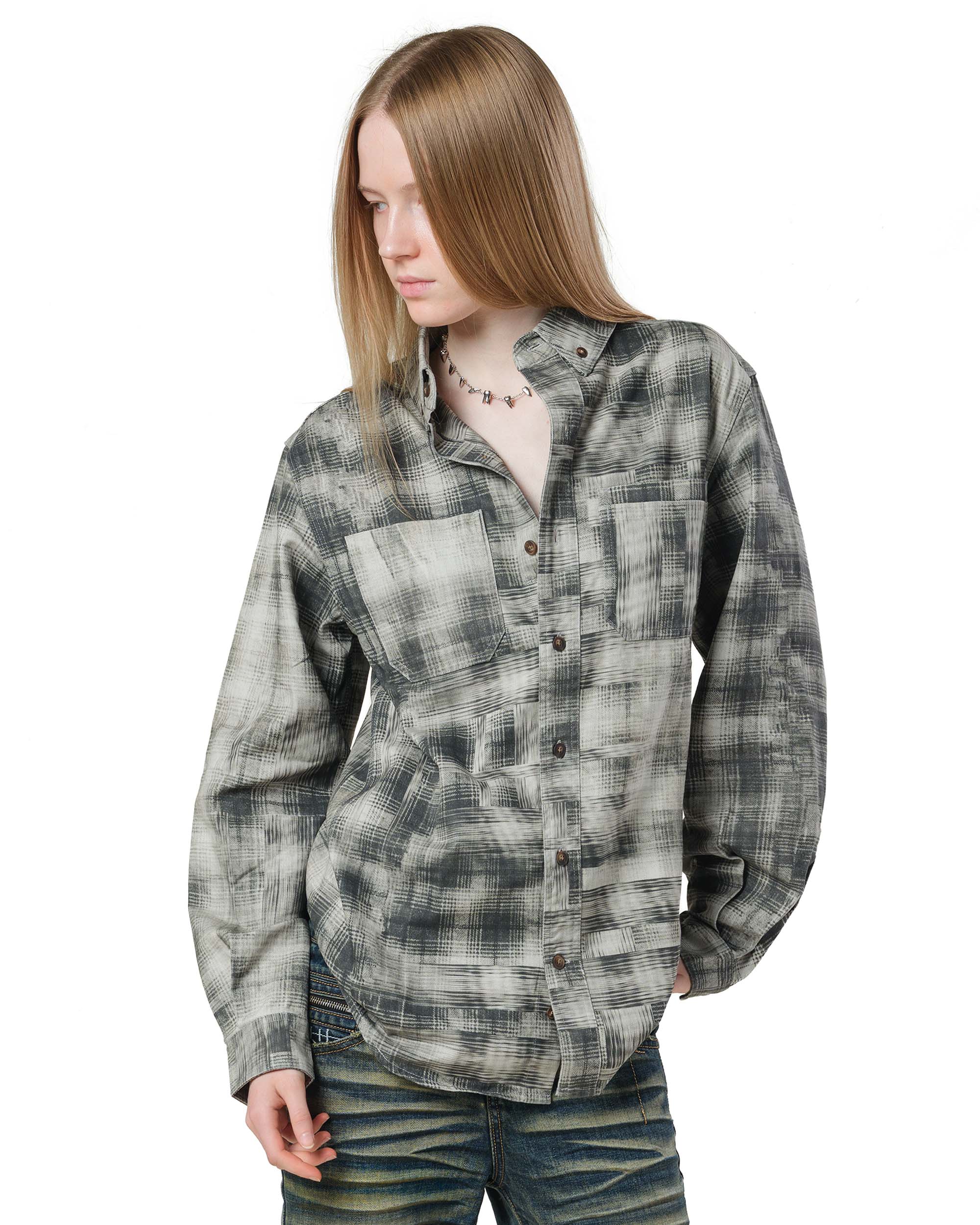 Plaid Twill Work Shirt - Image 6