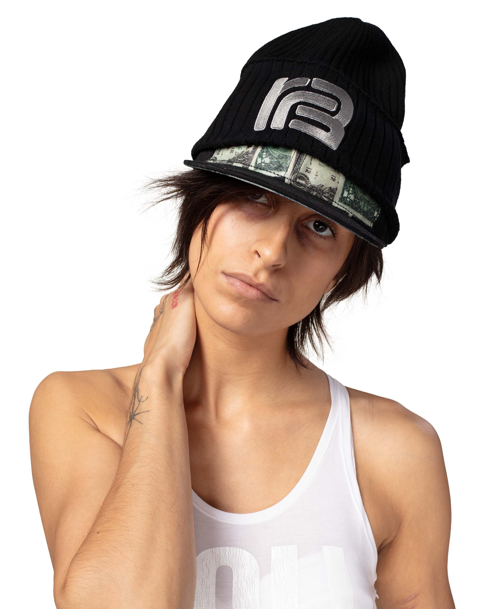 Racer x Barragán Stacked Beanie Cap - Image 4